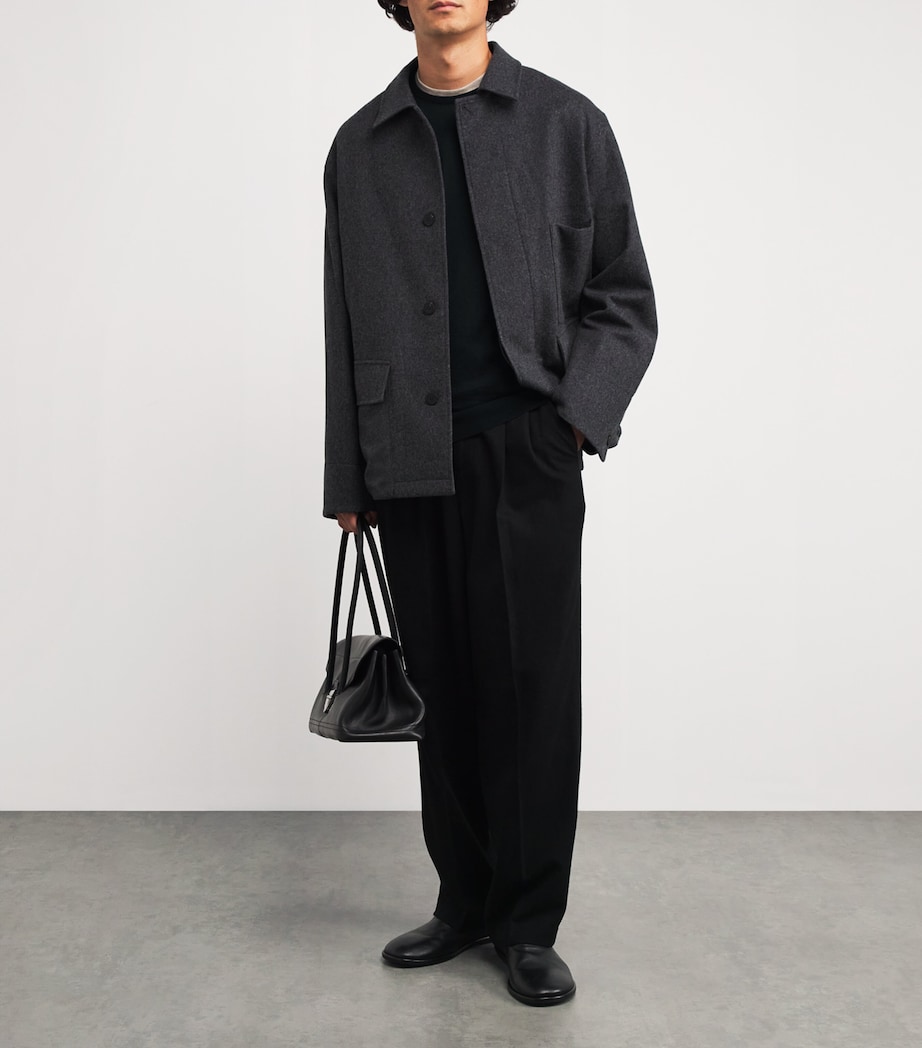 Extra Fine Merino Wool Sweater BLACK Image 2