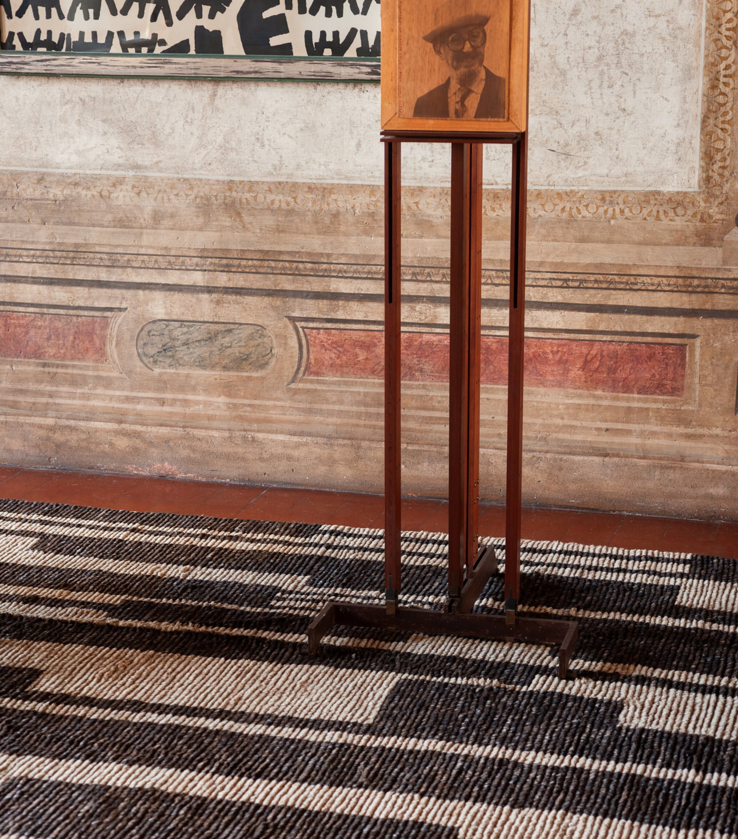 The Rug Company x Paul Smith Raster Rug (2.74m x 1.83m) Natural Image 3