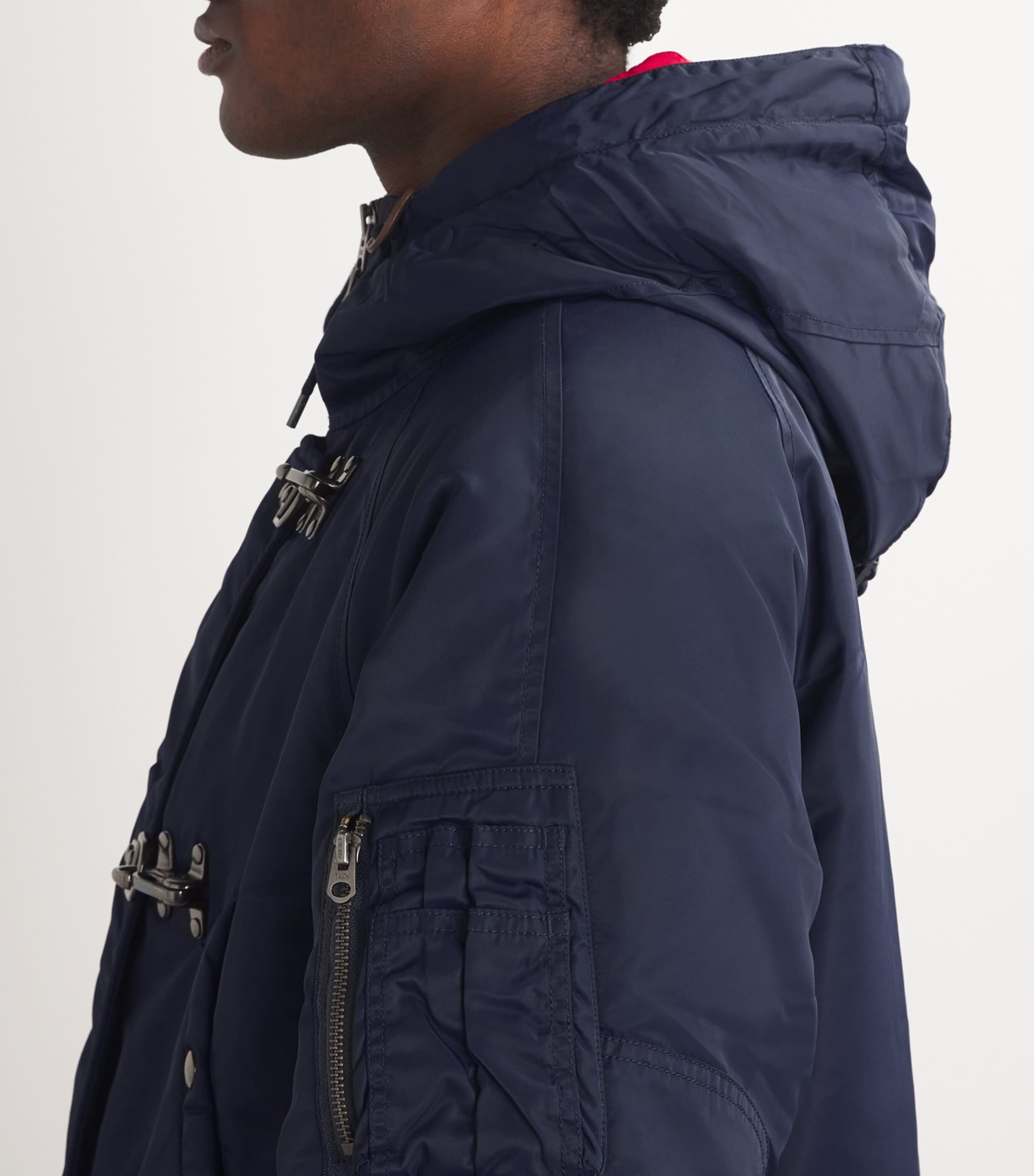 Polo Ralph Lauren Navy Faux Fur-Trim Down Parka | Harrods US