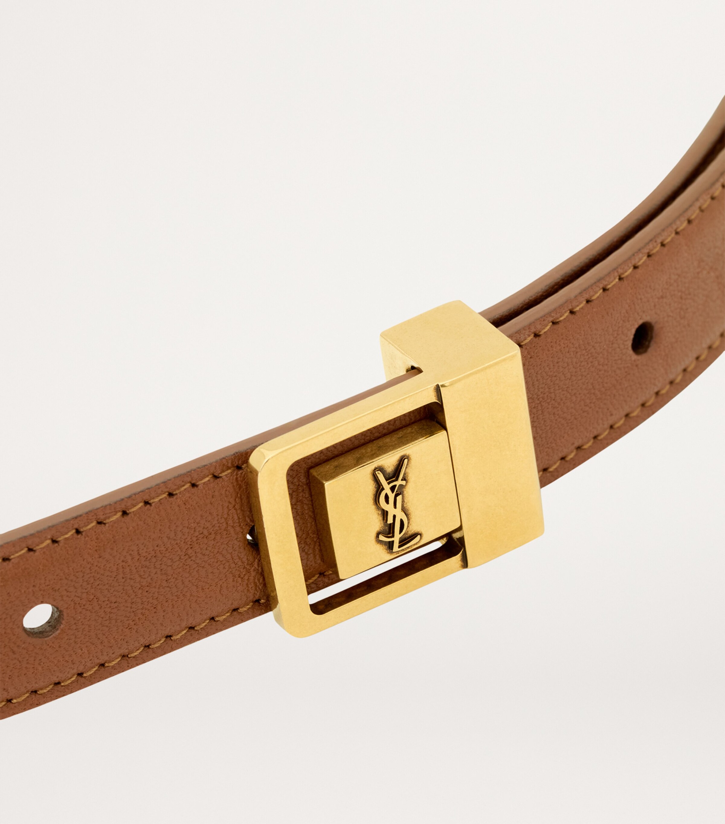 Leather Fine Ceinture Boucle Belt 2986 Image 3