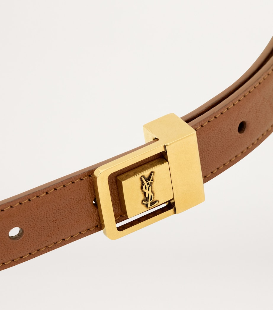 Leather Fine Ceinture Boucle Belt 2986 Image 3