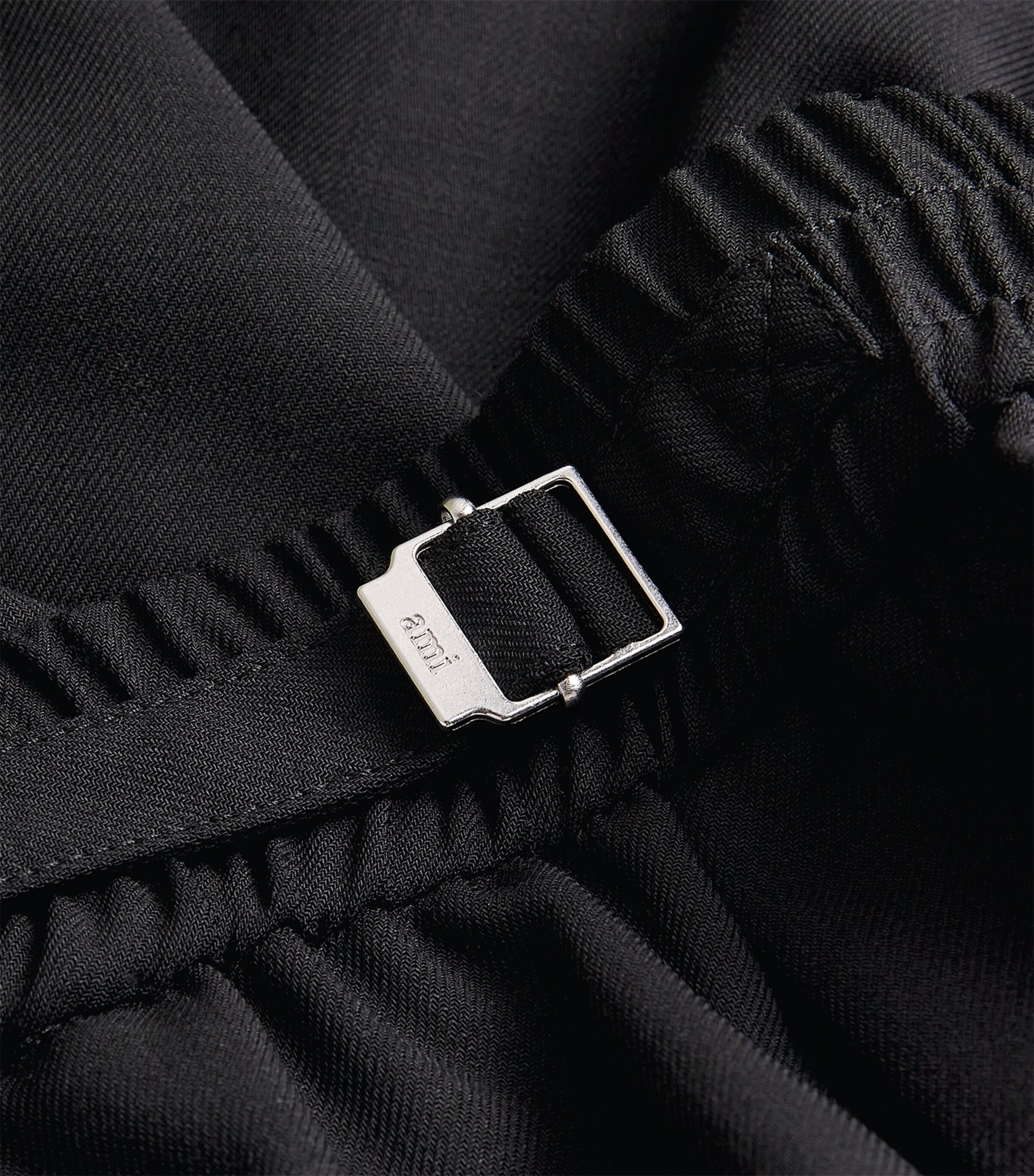 Wool Elasticated Trousers NOIR/001 Image 5