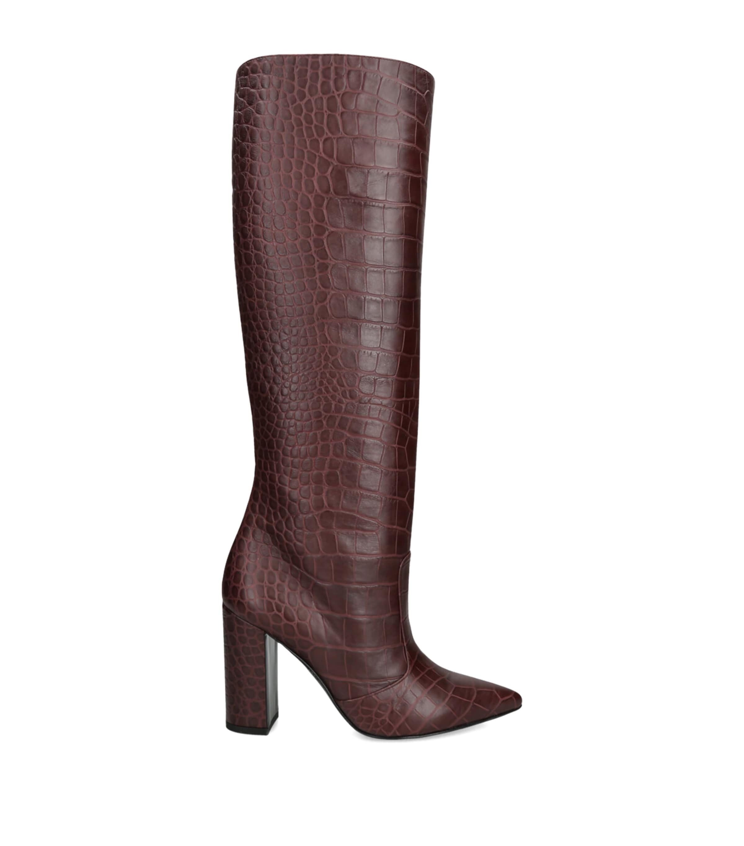 Gina Calfskin Patti Boots 100 Red/dark Image 1