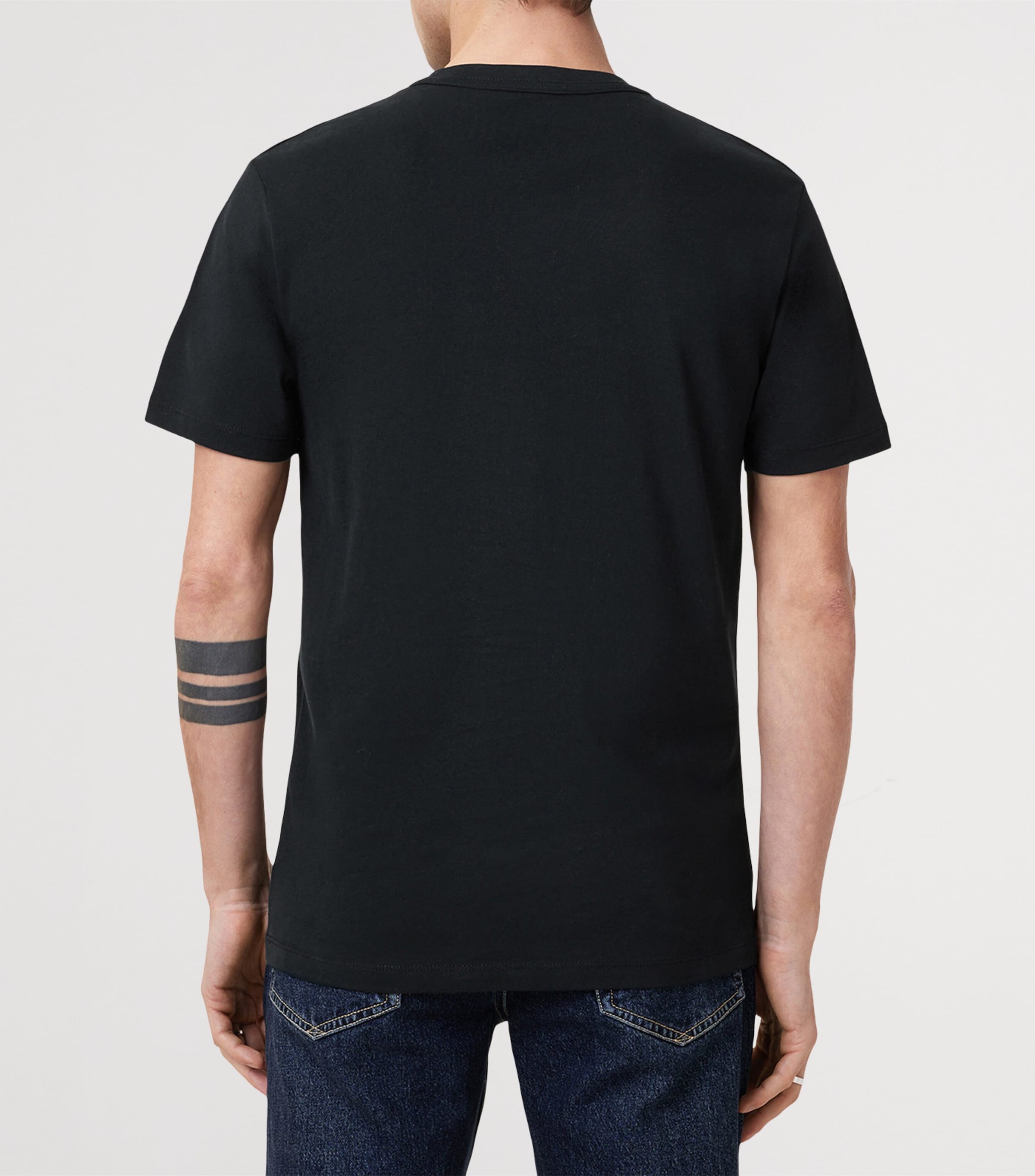 Organic Cotton Brace T-Shirt JET BLACK Image 4
