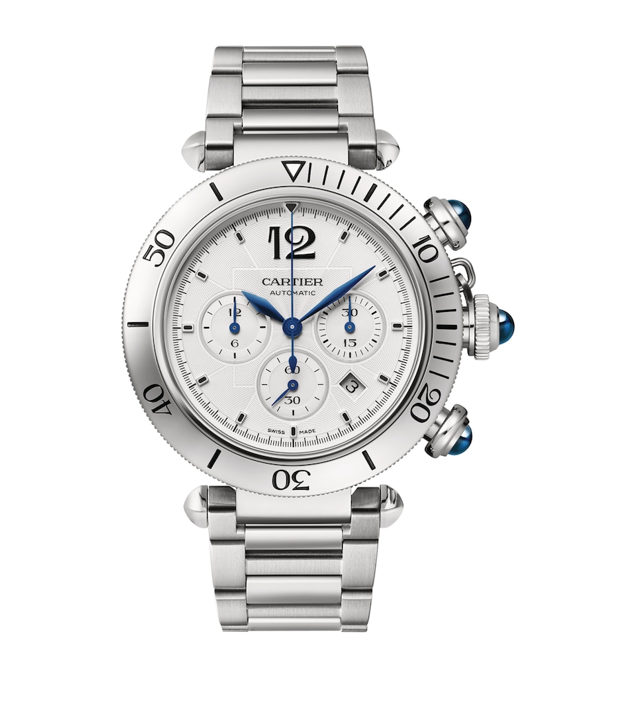Cartier Stainless Steel Pasha de Cartier Watch 41mm Steel Image 1
