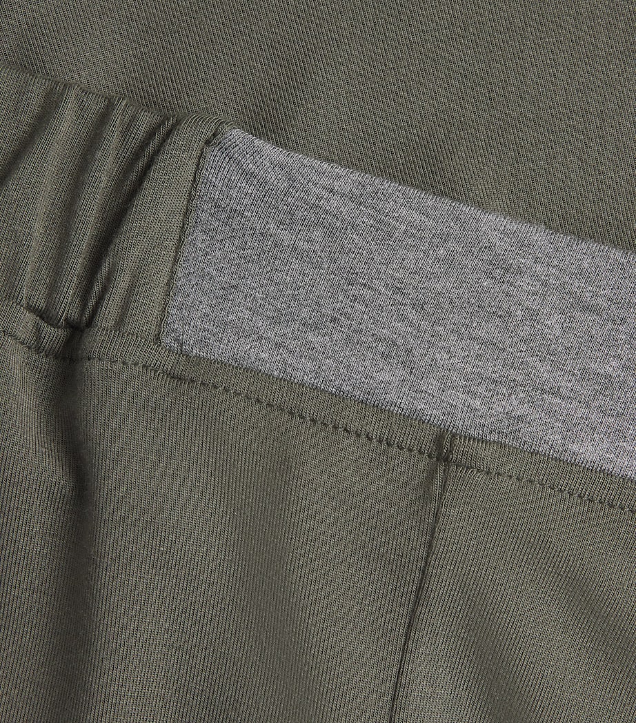 Stretch-Modal Lounge Shorts CHA GREEN/LT GREY Image 5