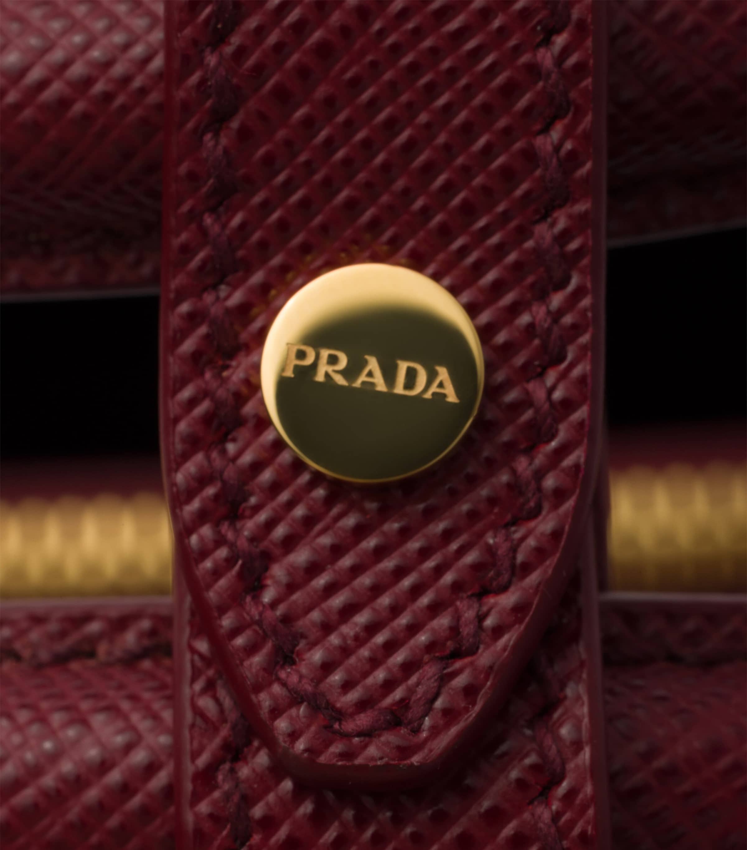 Prada Small Saffiano Leather Galleria Top-Handle Bag Red Image 9