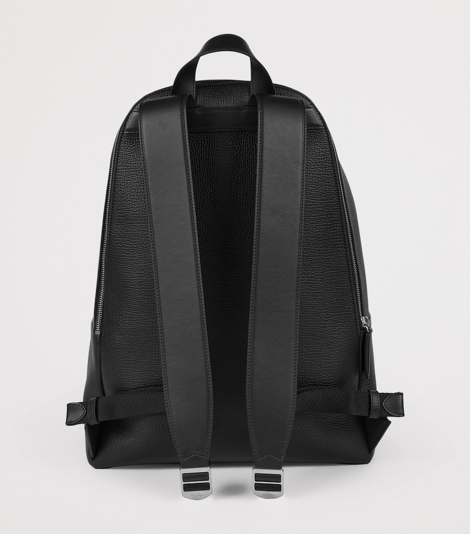 Smythson Leather Ludlow Backpack Black Image 3