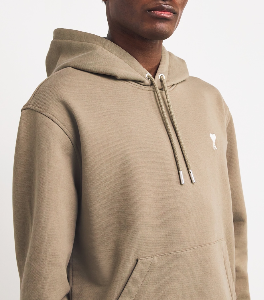 AMI Paris Mens Cotton Ami de Coeur Hoodie Image 6