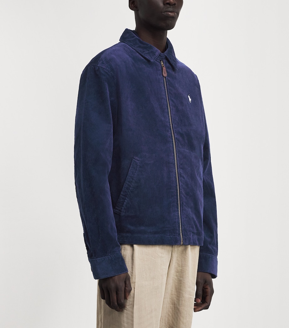 Polo Ralph Lauren Mens Cotton Corduroy Wynton Jacket Newport Navy Image 4