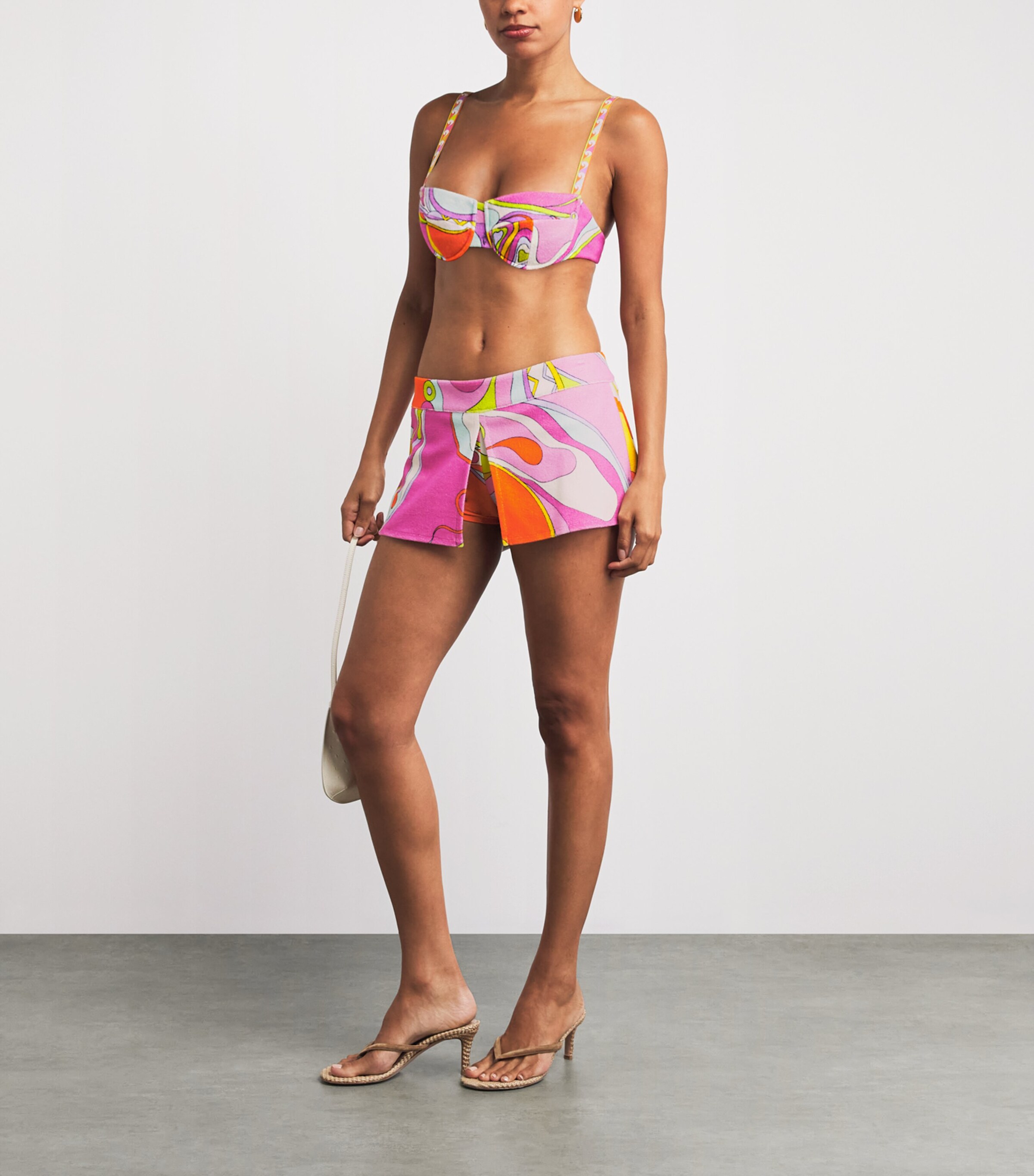 PUCCI Womens Towelling Iride Shorts Image 4