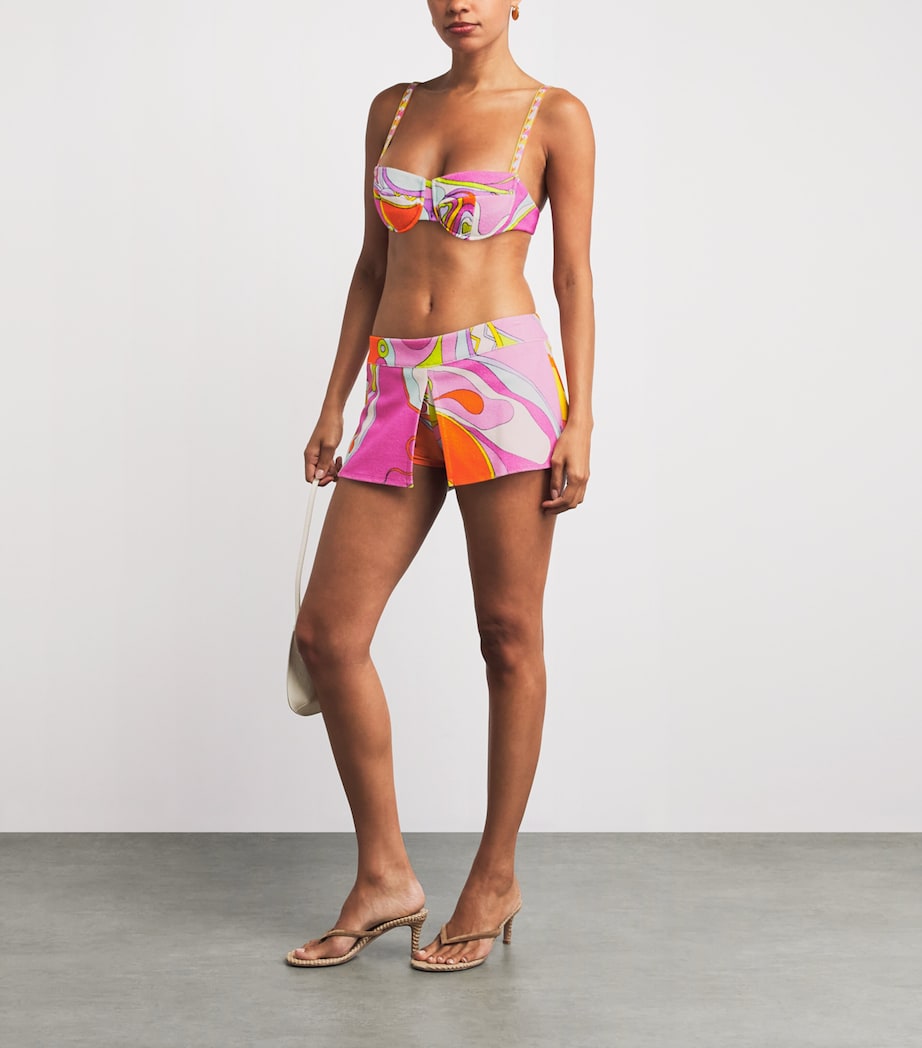 PUCCI Womens Towelling Iride Shorts Image 4