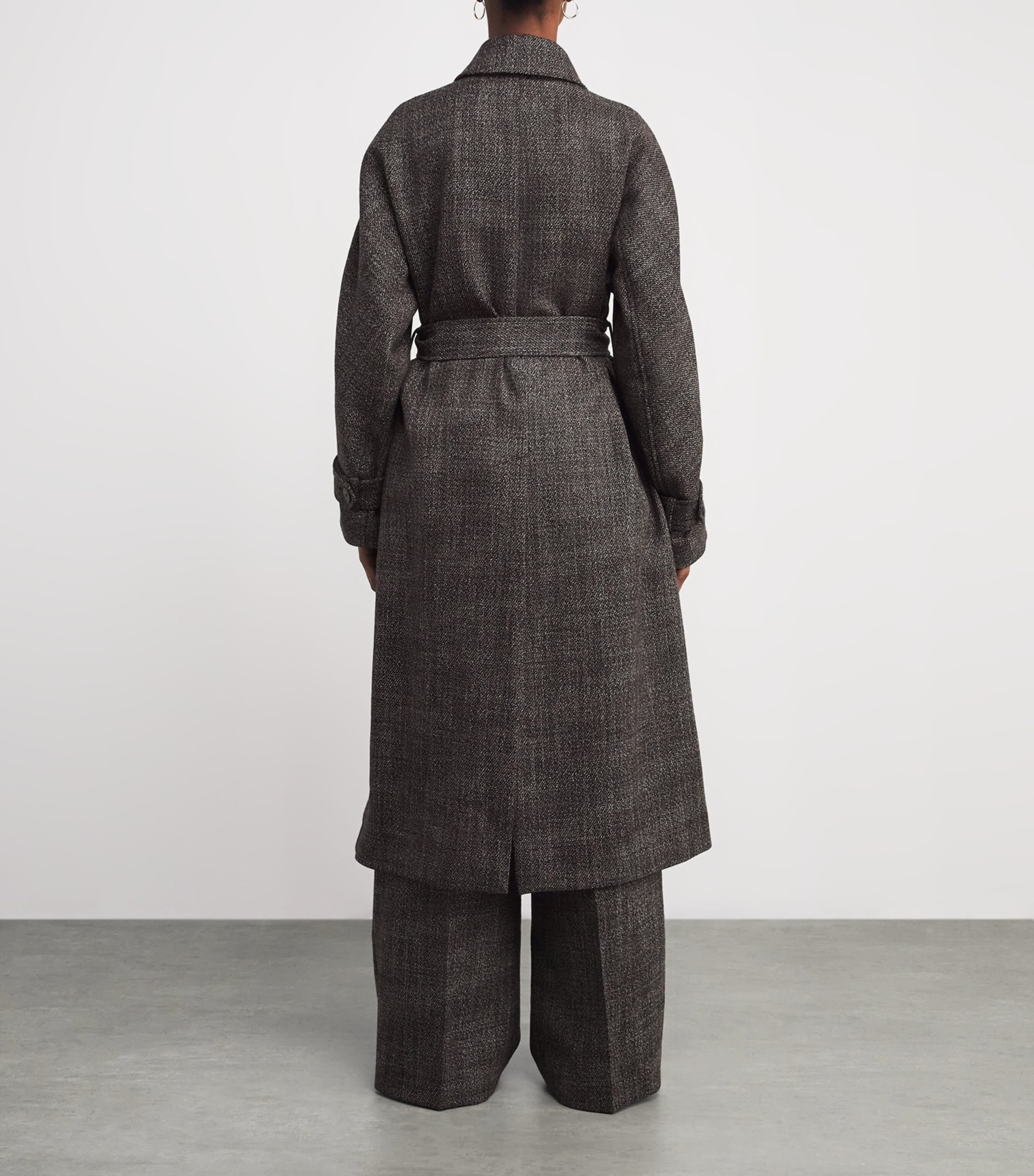 Virgin Wool Laurin Coat COCOA Image 4