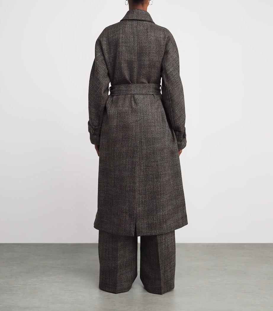 Virgin Wool Laurin Coat COCOA Image 4