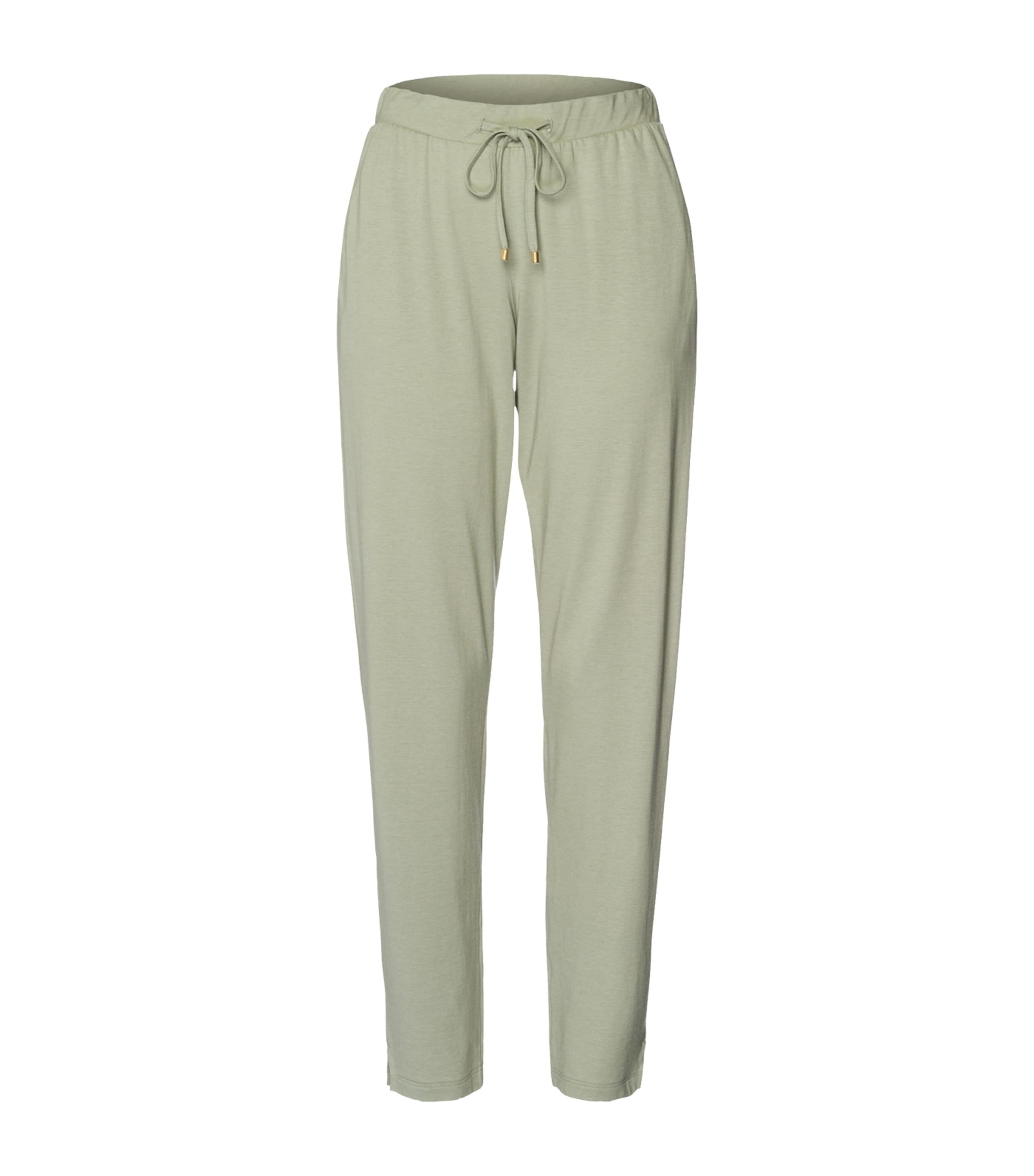 Shop Hanro Sleep & Lounge Sweatpants In Green