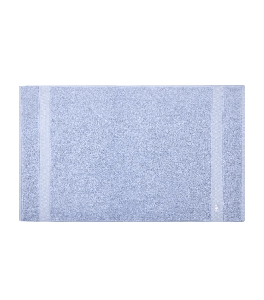 Ralph Lauren Home Polo Player Bath Mat (55cm x 90cm) Office Blue Image 1
