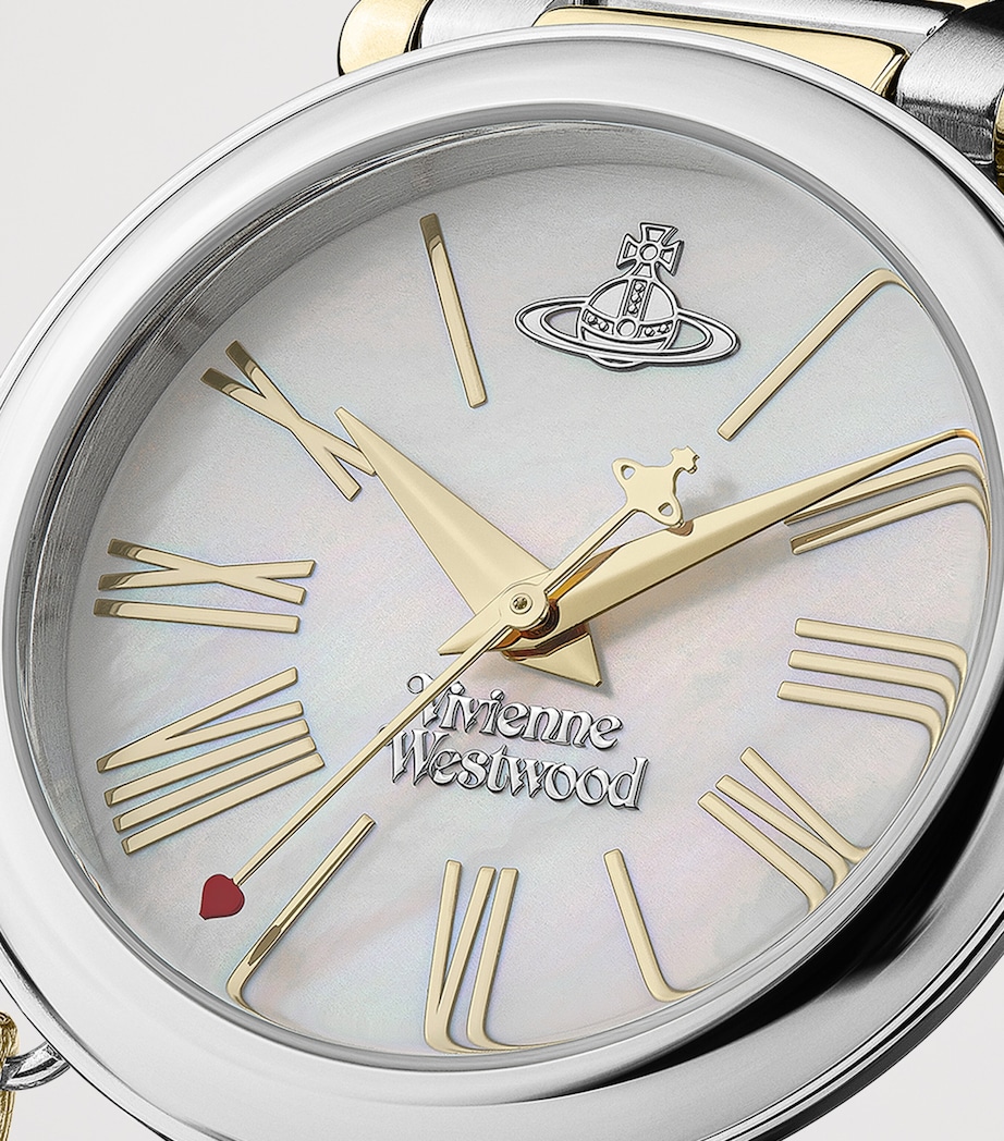 Stainless Steel Mother Orb Watch 32mm SILVER/GOLD SILVER Image 3