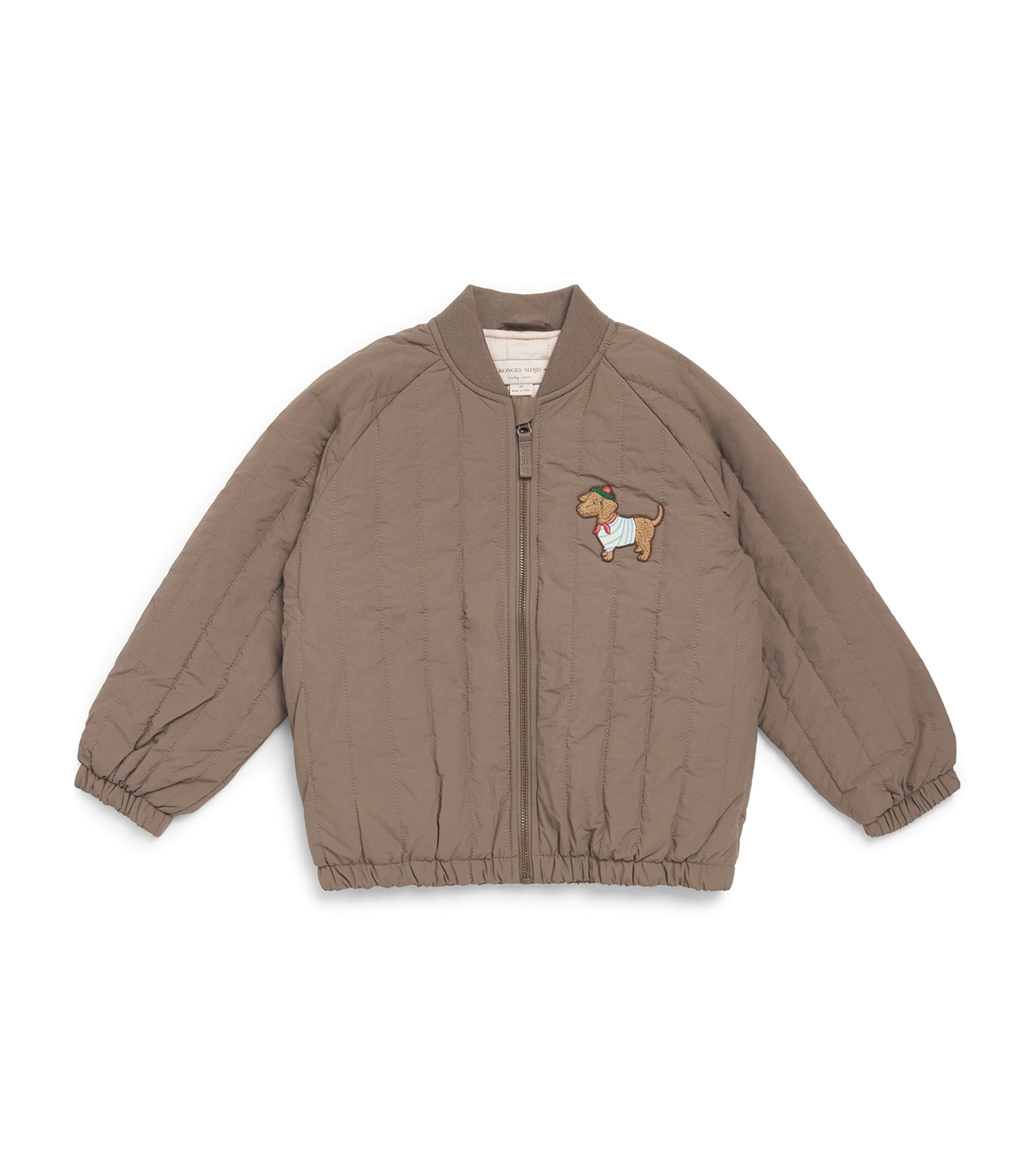 KONGES SLOJD Quilted Juno Bomber Jacket Walnut Image 1