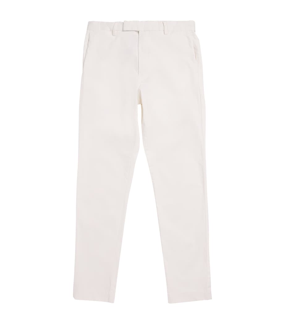 Stretch-Cotton Slim Chinos DECKWASH WHITE Image 1