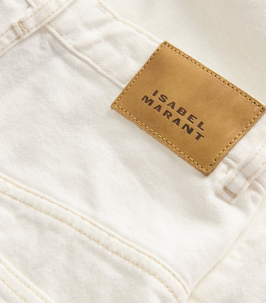 Flared Lemony Jeans 20WH WHITE Image 5