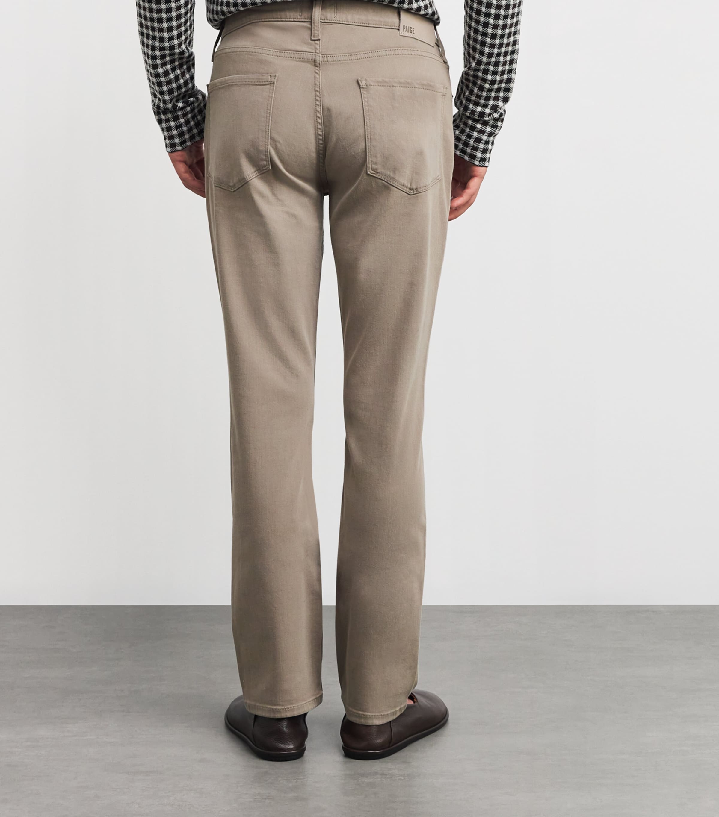 PAIGE Mens Federal Slim Jeans Caribou Image 4