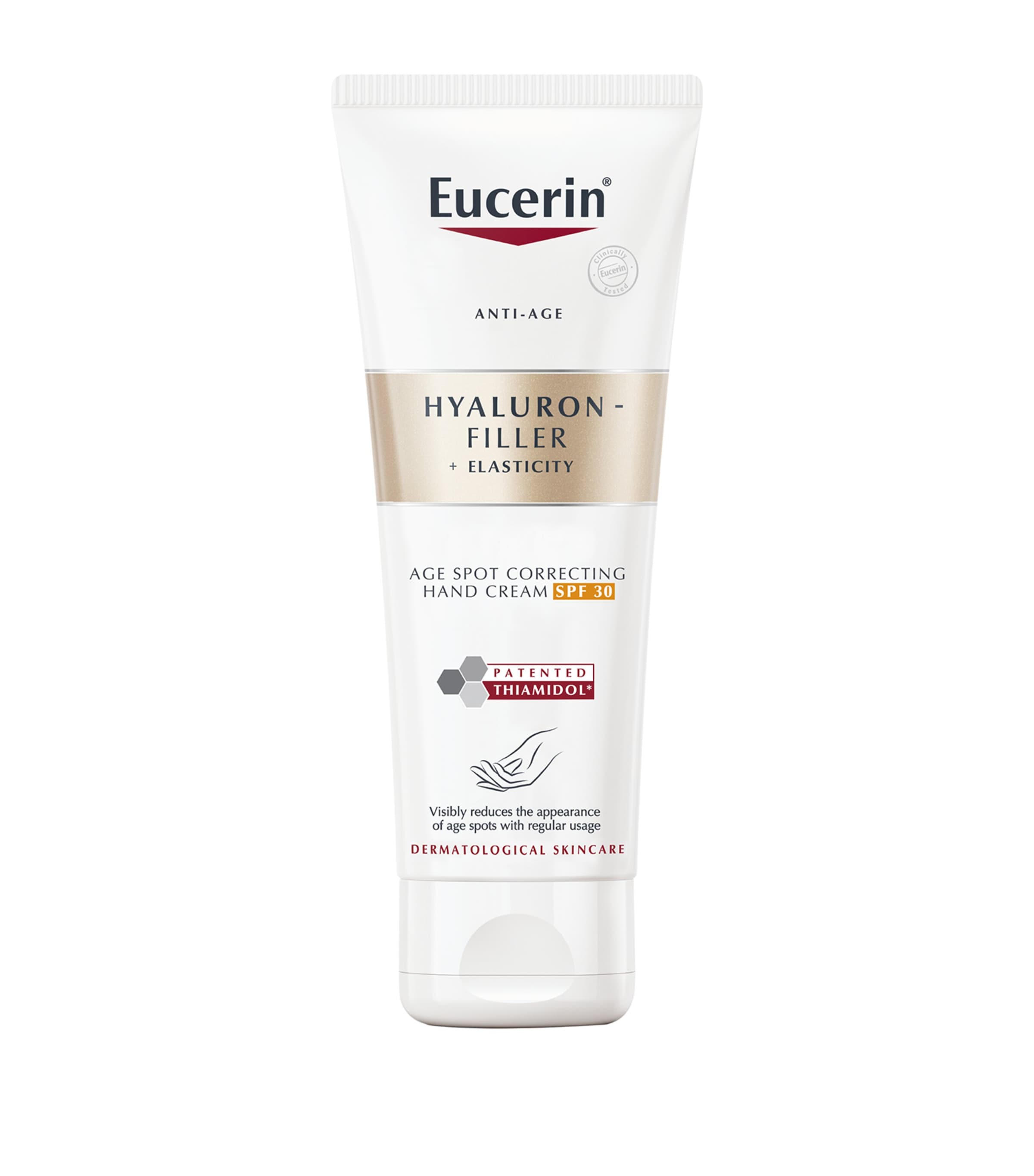 Eucerin Hyaluron Filler Elasticity Correcting Hand Cream In White