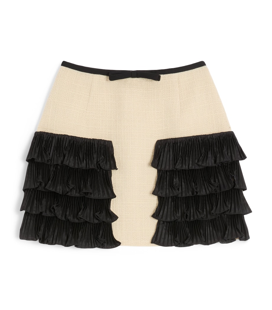 Wool-Blend Ruffled Mini Skirt DNG Image 1