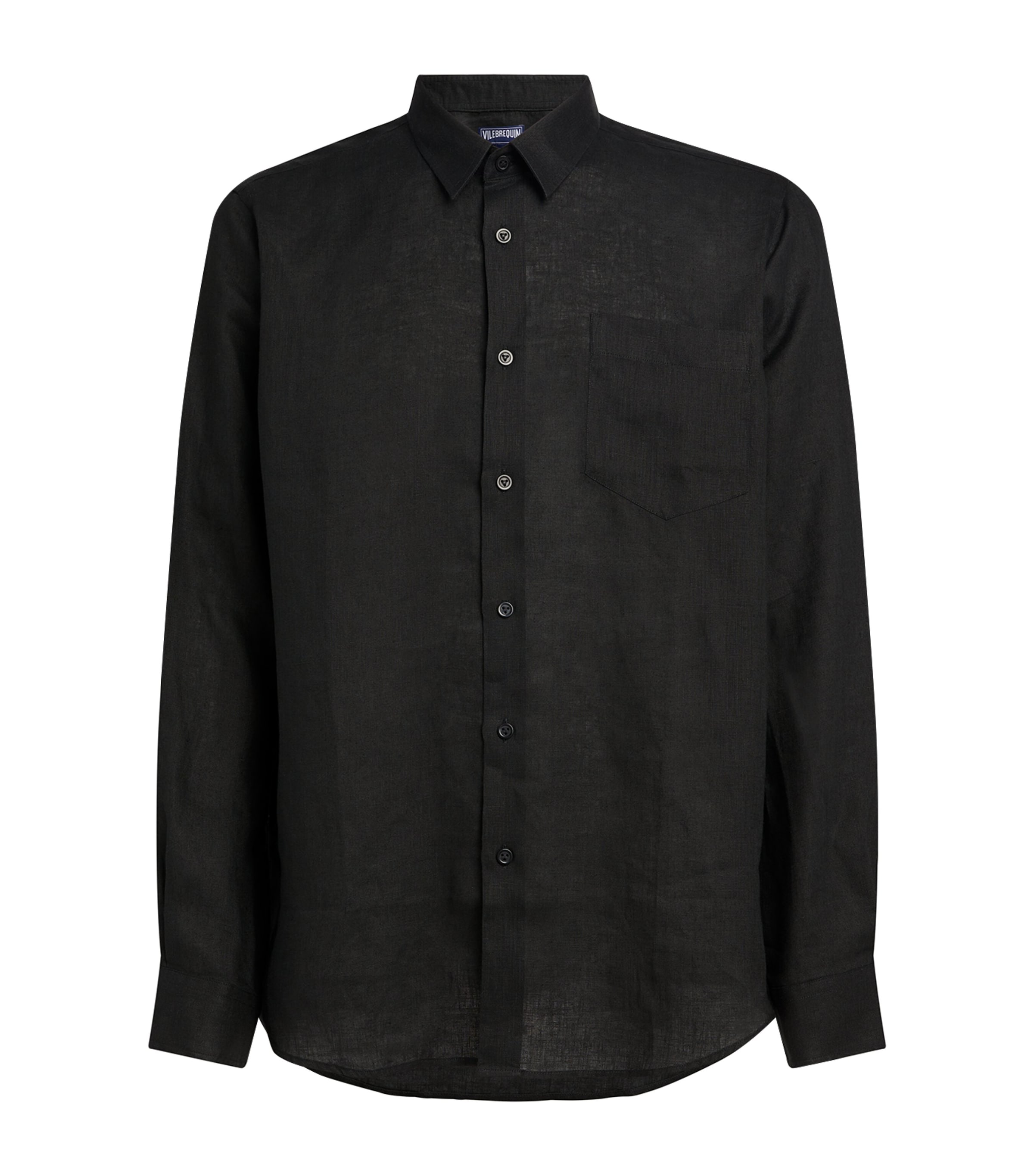 Linen Caroubis Shirt 990 NOIR Image 2