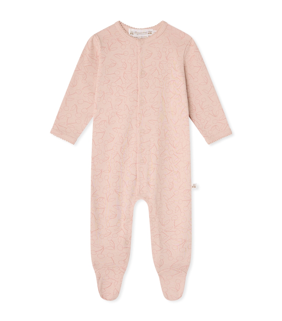 Bonpoint Cotton Cherry Print All-In-One (1-18 Months) Im Rose Fane Image 1
