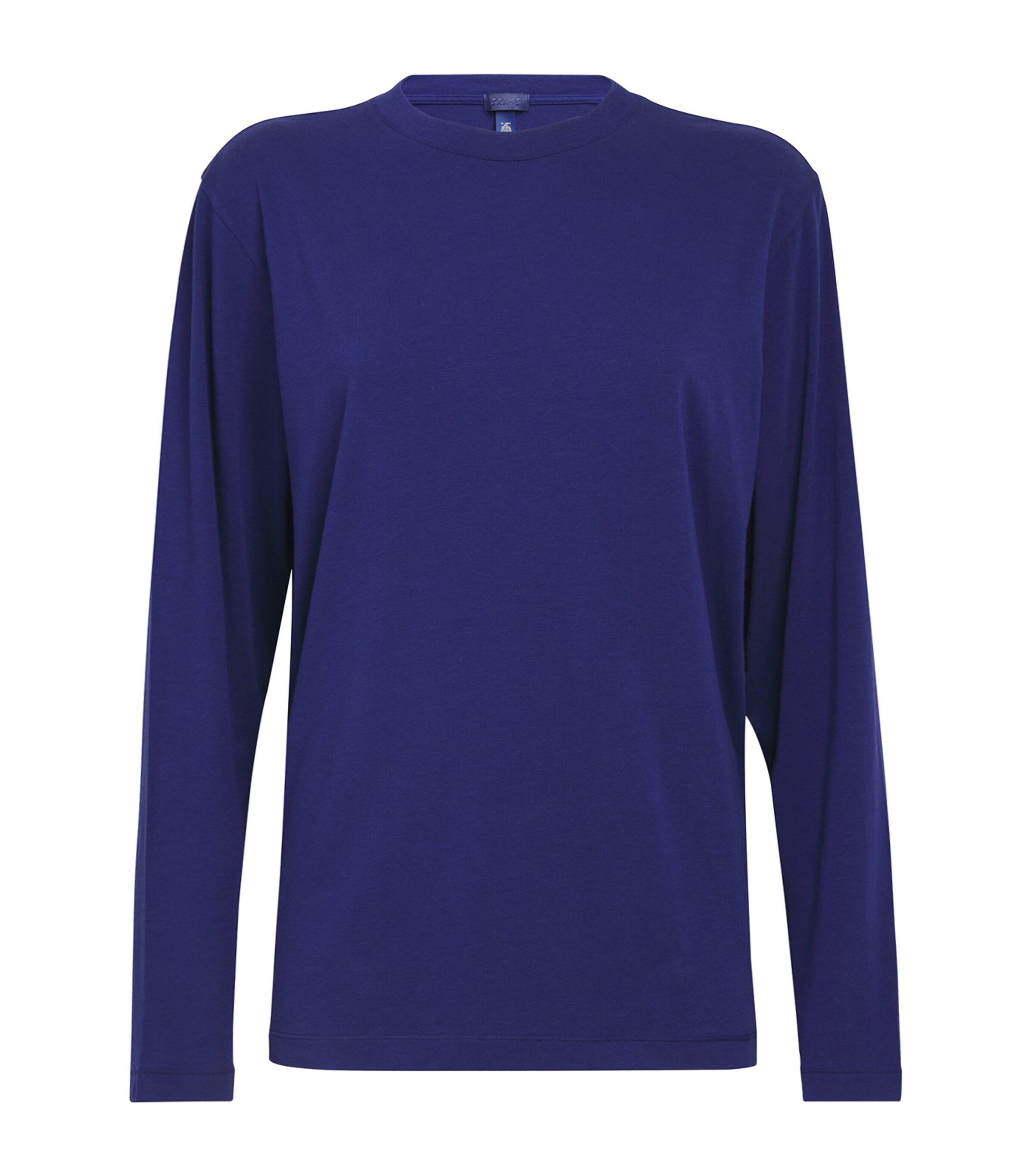 Skims Boyfriend Long Sleeve T-shirt In Purple