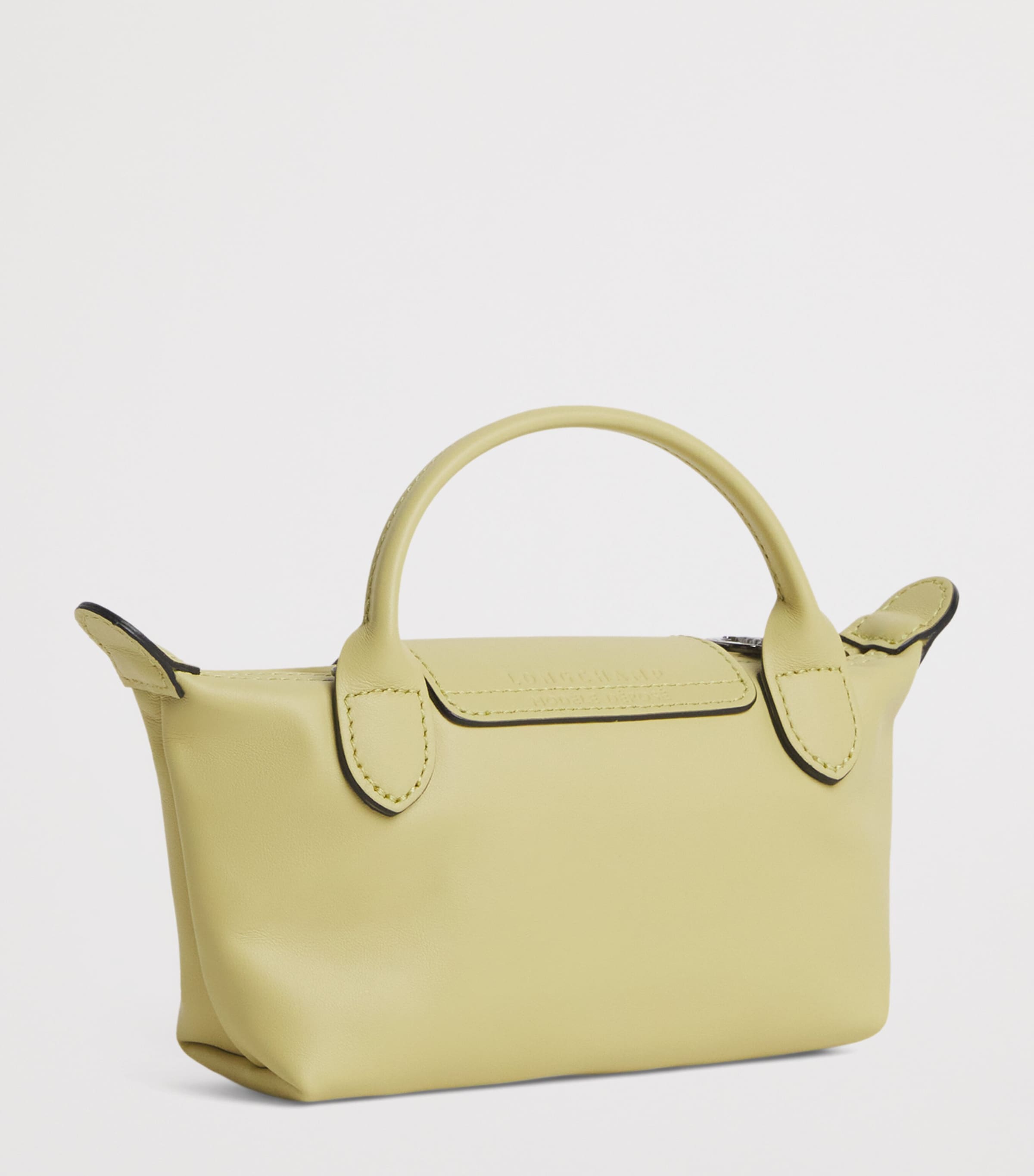 Longchamp Extra Small Leather Le Pliage Xtra Pouch Pistachio Image 3