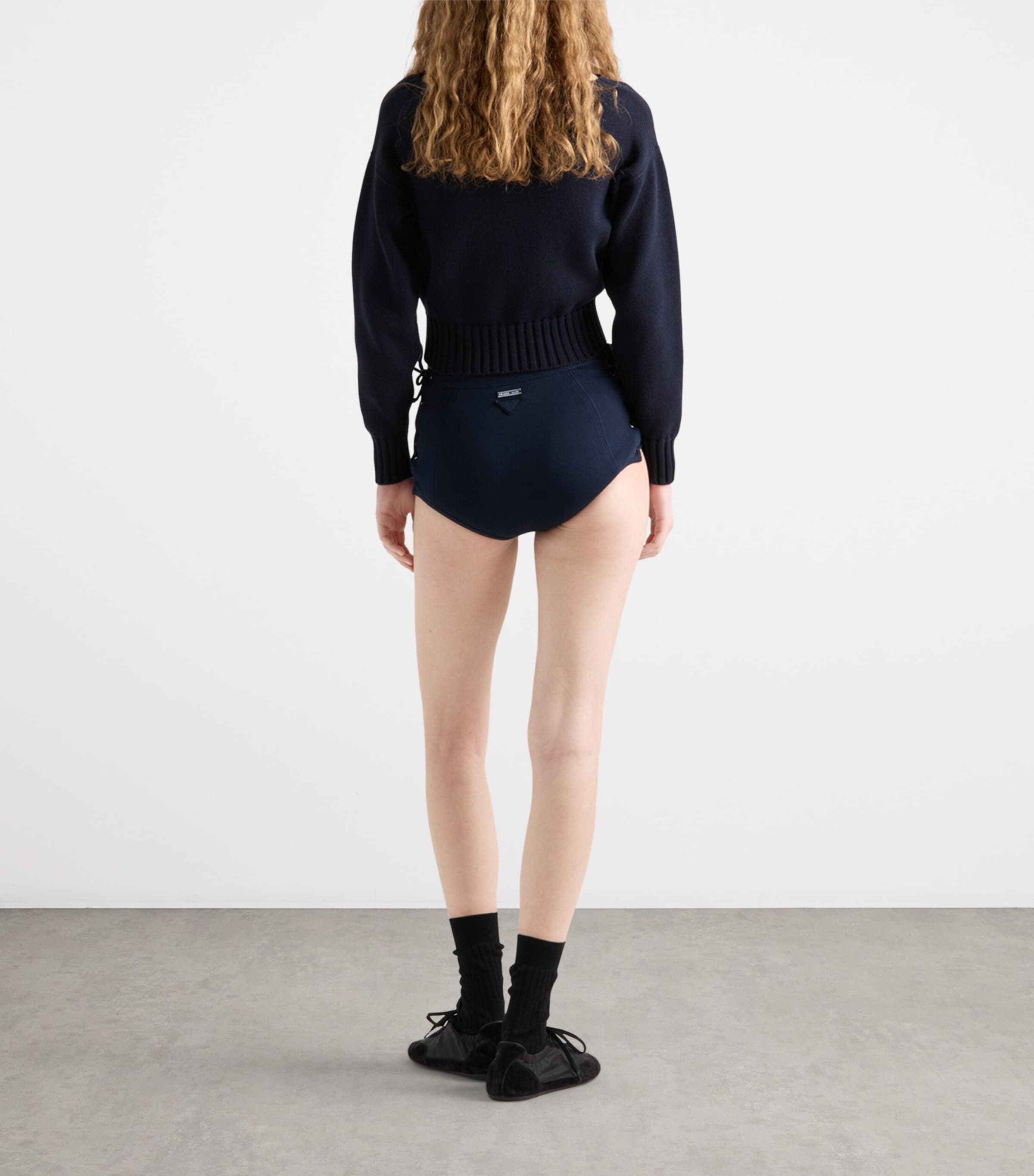 Cotton Boat-Neck Sweater F0008 Image 5