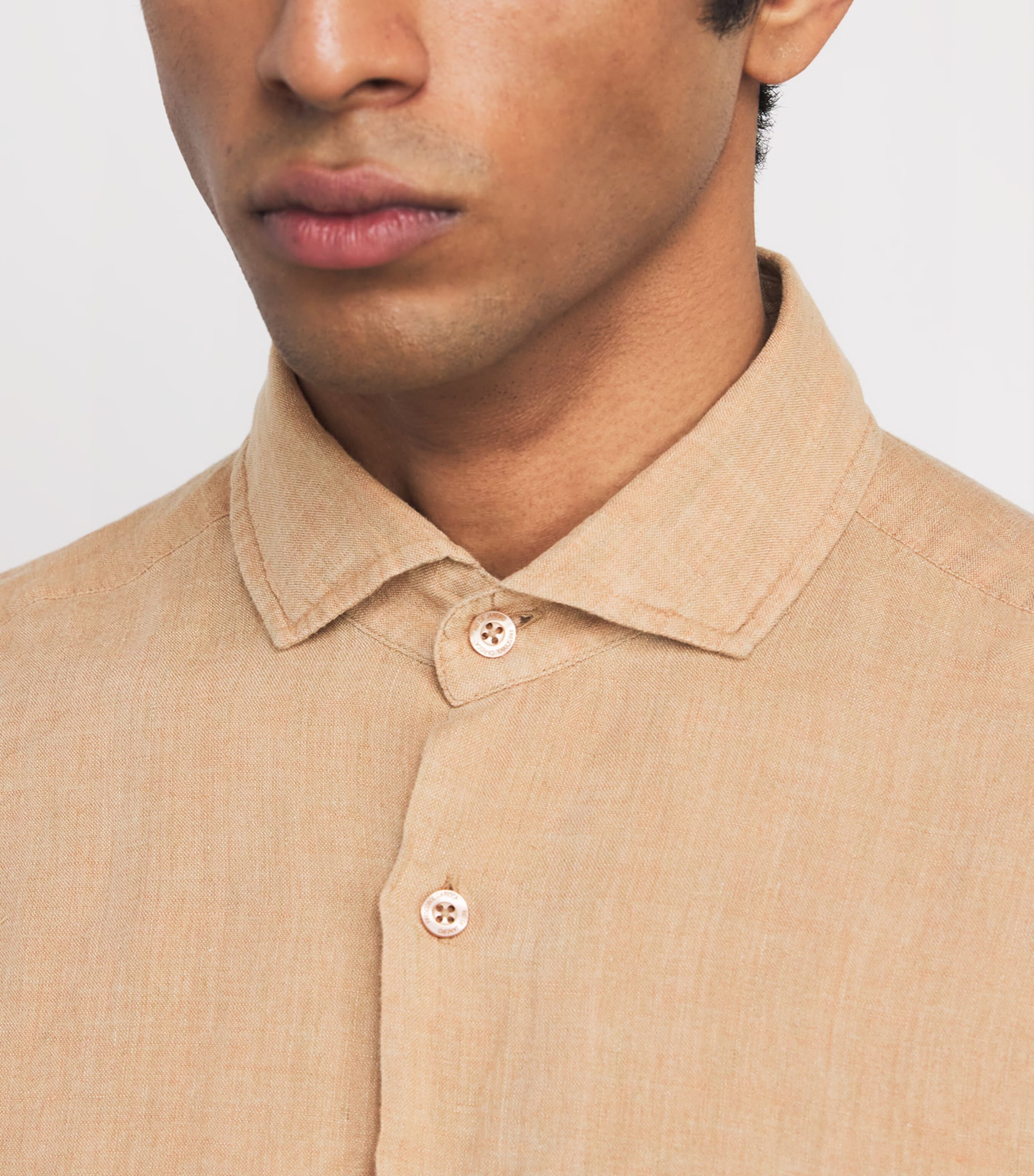 Linen Antonio Shirt 908-PALE COPPER Image 6