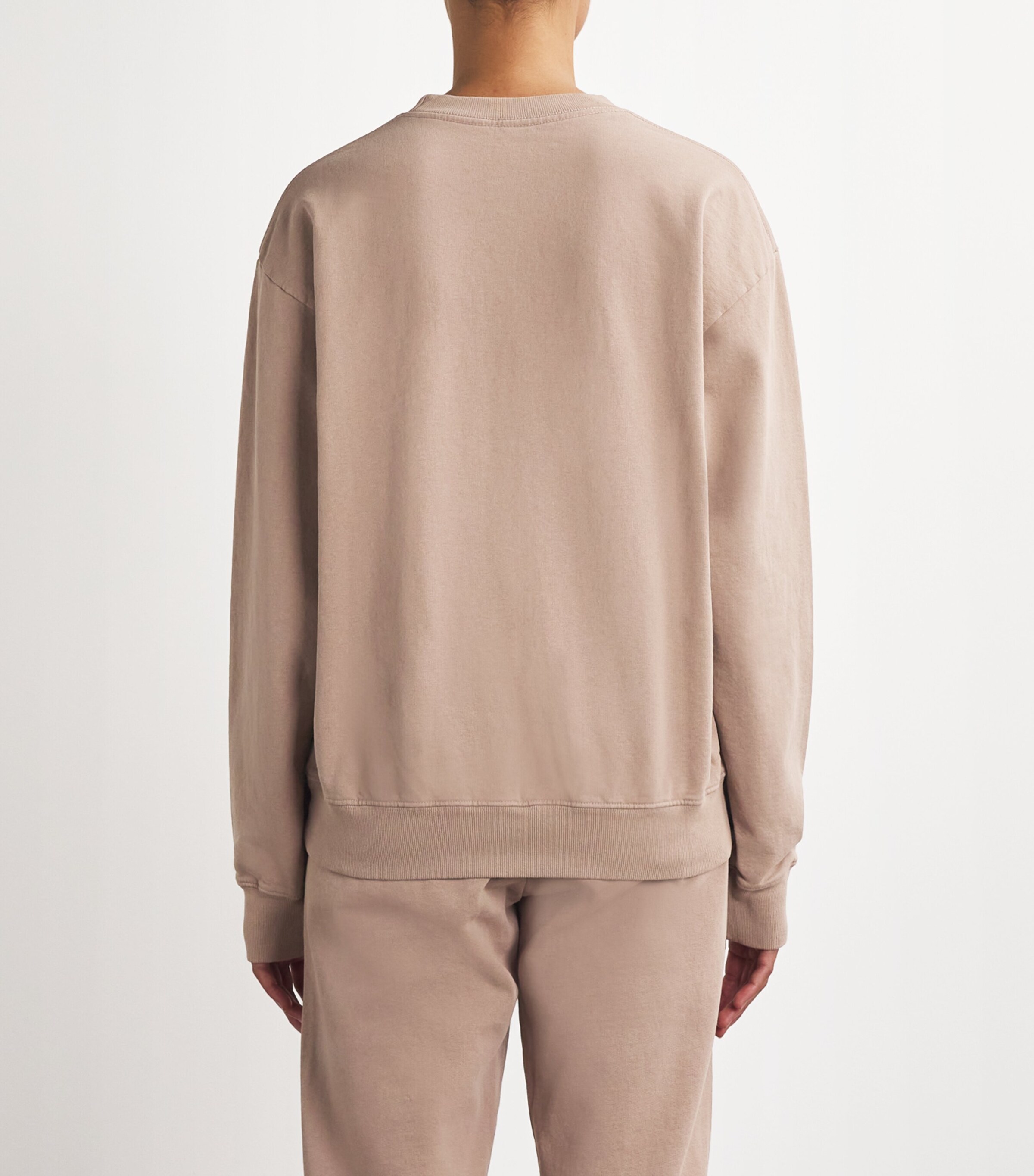 Sporty & Rich Womens Health Club Sweatshirt Mink Black Image 4