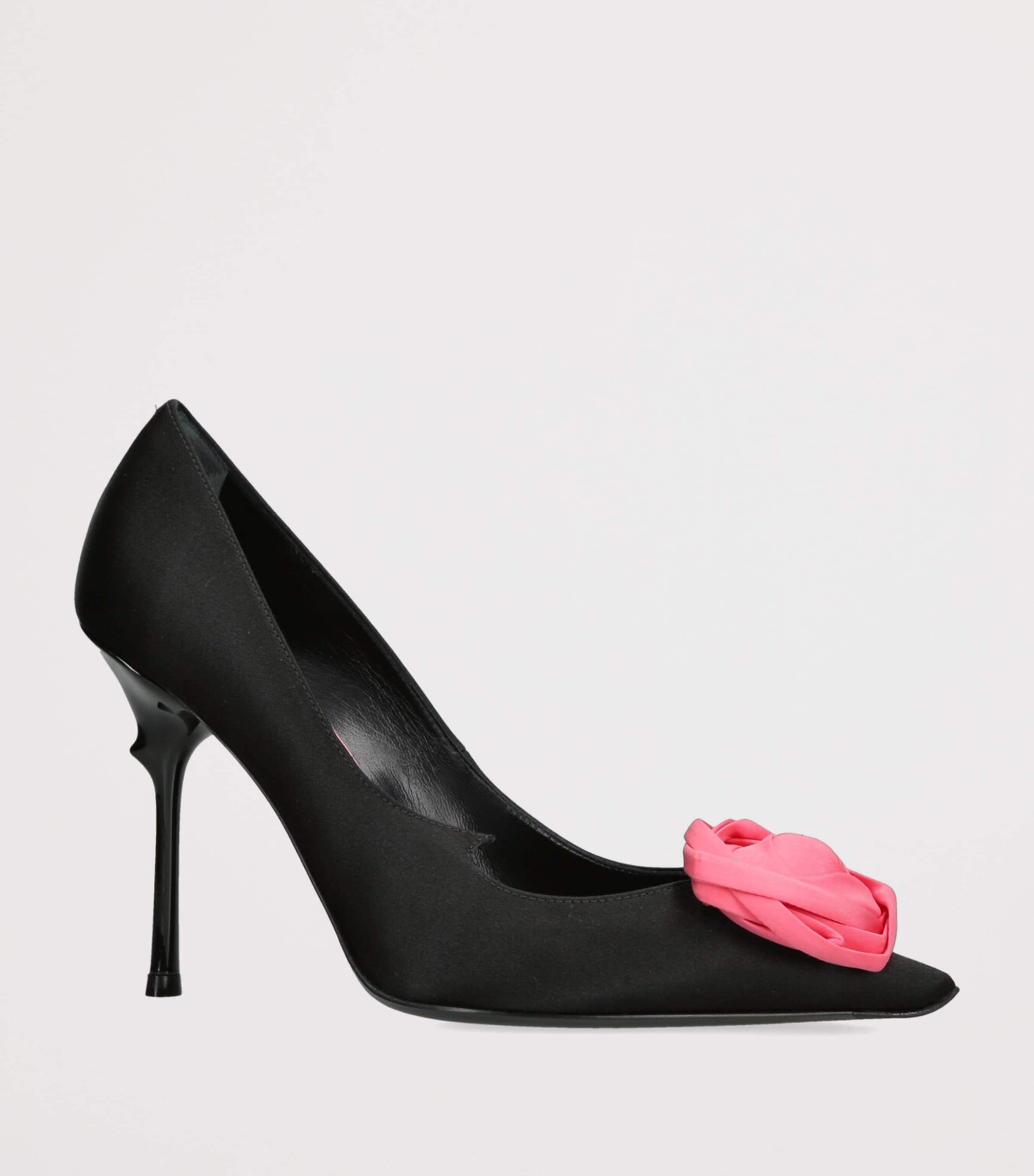Satin Rose Pumps 100 BLACK/COMB Image 3