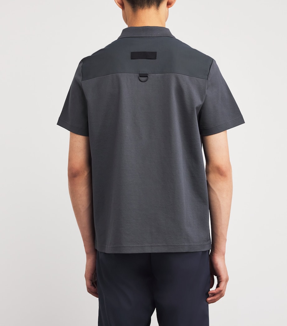 Cotton Dalon Polo Shirt CEMENT - 1542 Image 4