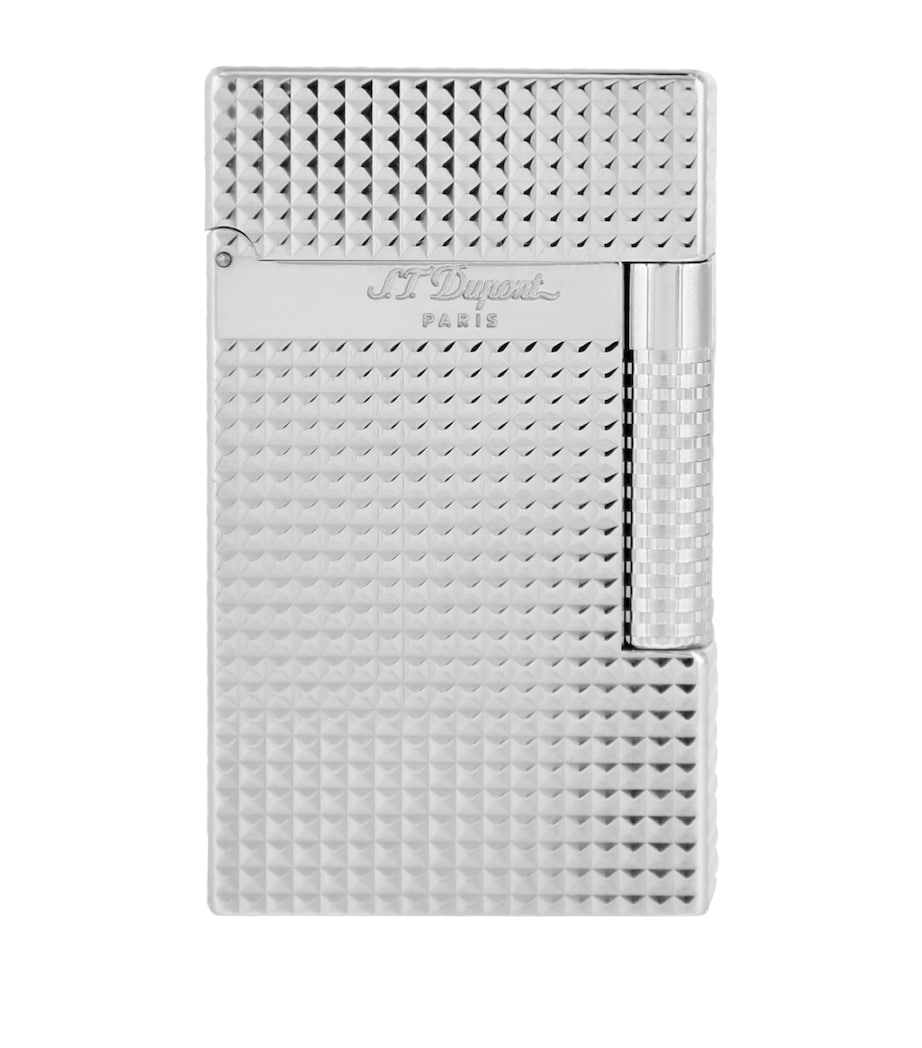 Palladium-Plated New Grand Dupont Lighter SILVER Image 6