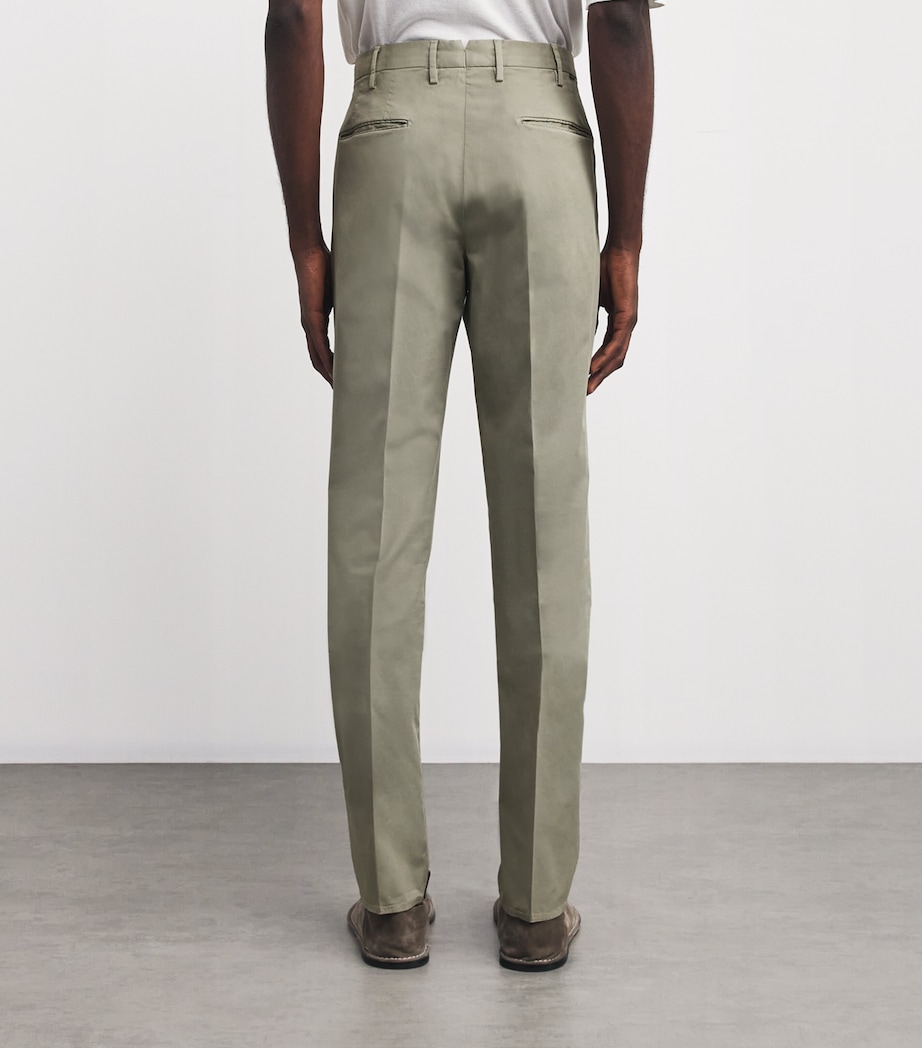 Cotton Royal Batavia Slim Chinos 903 GRIGIO CHIARO Image 4