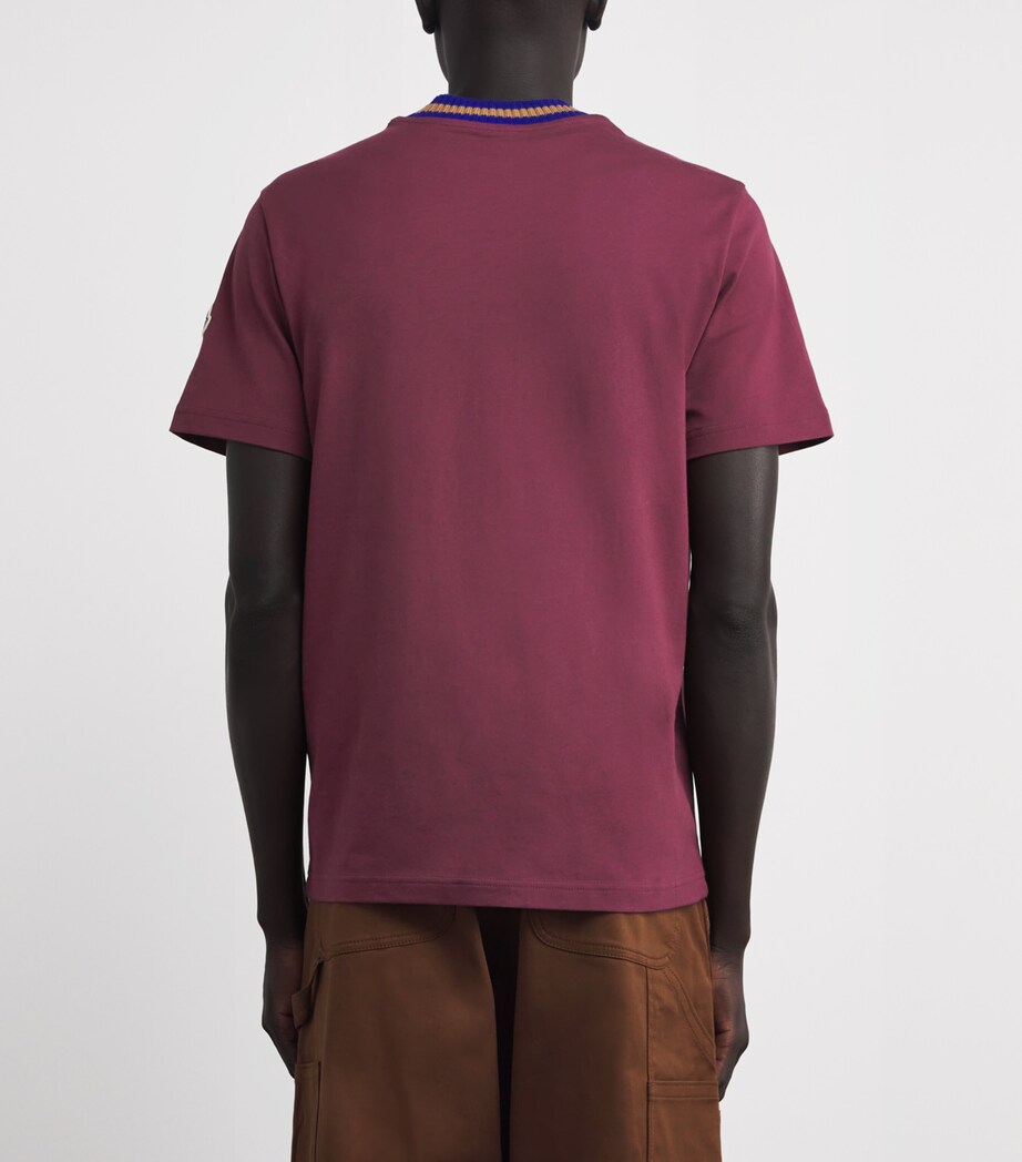 Cotton Logo Embroidered T-Shirt 468 Image 4