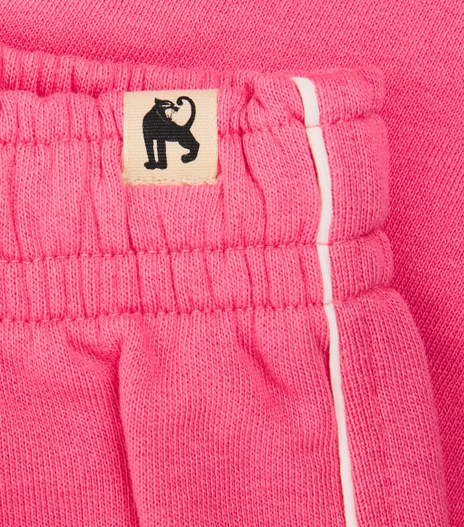 Mini Rodini Organic Cotton Piped Sweatpants (3-11 Years) Image 4