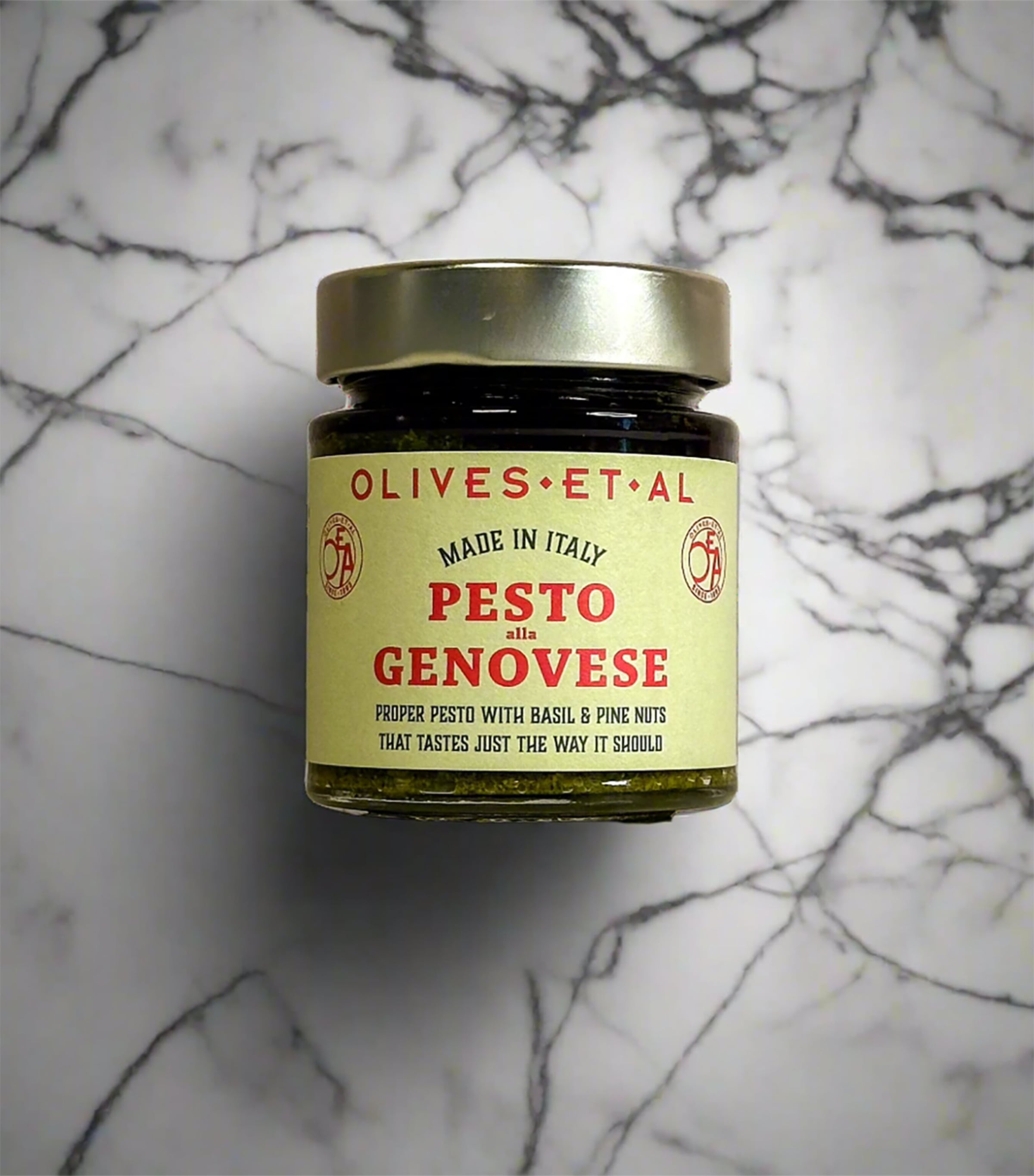 Genovese Basil & Pine Nut Pesto (135g) NO COLOUR Image 2