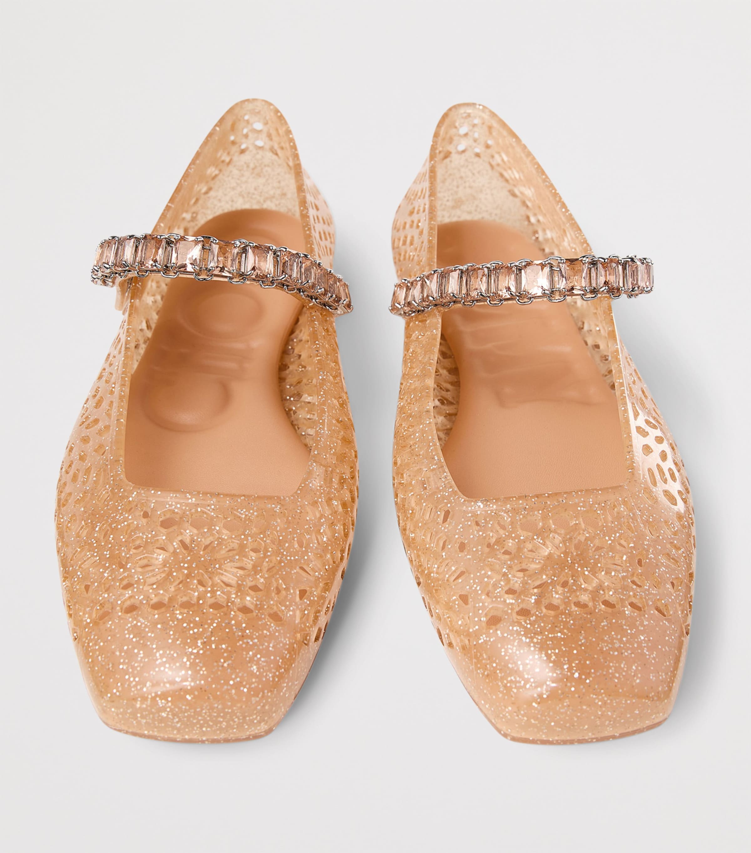バレエシューズ Jimmy Choo Ballerina The Jelly Glitterata Jimmy Choo The Jelly Ballet Flats | Harrods US