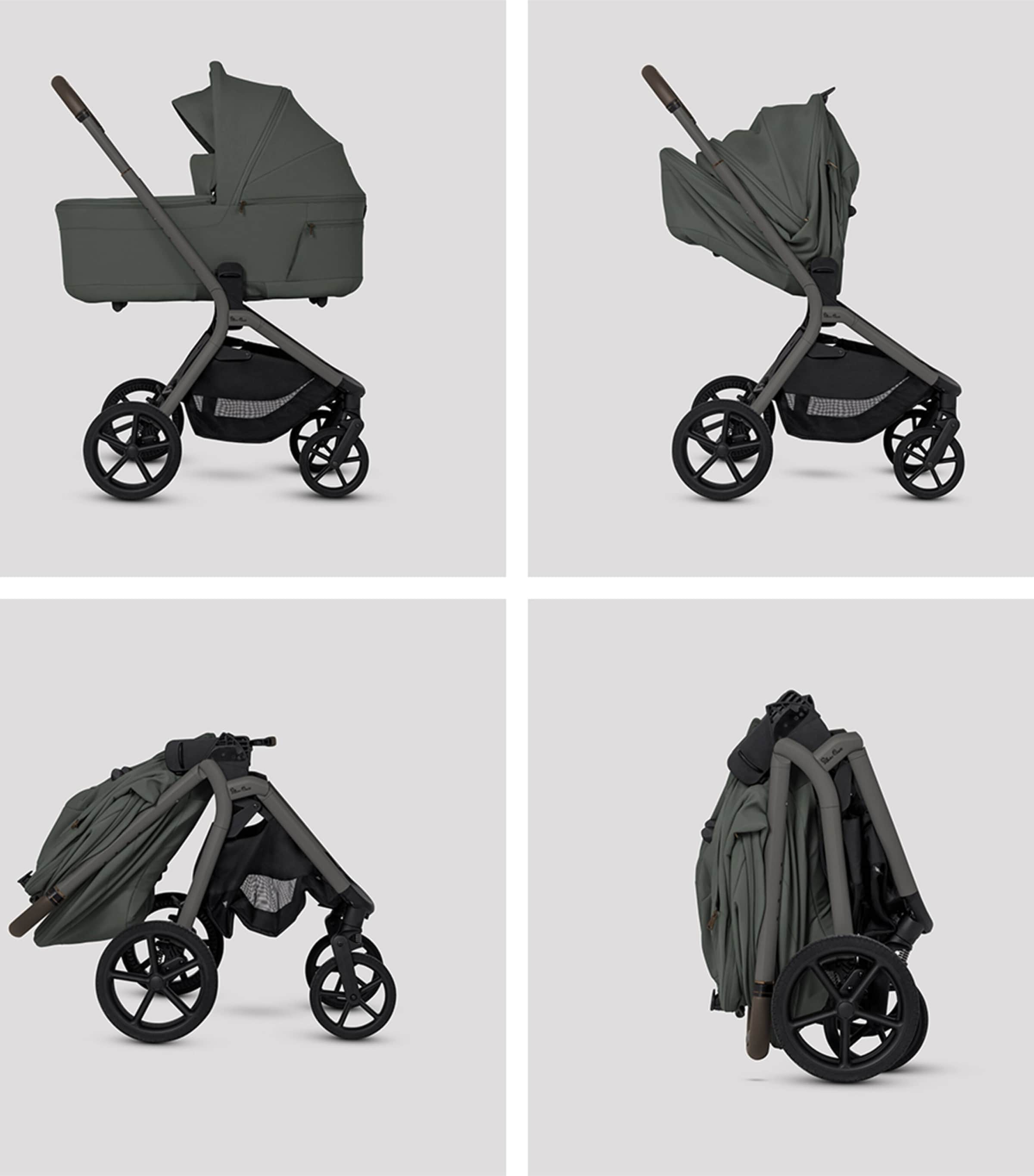 Silver Cross Breez Stroller Pewter Image 3