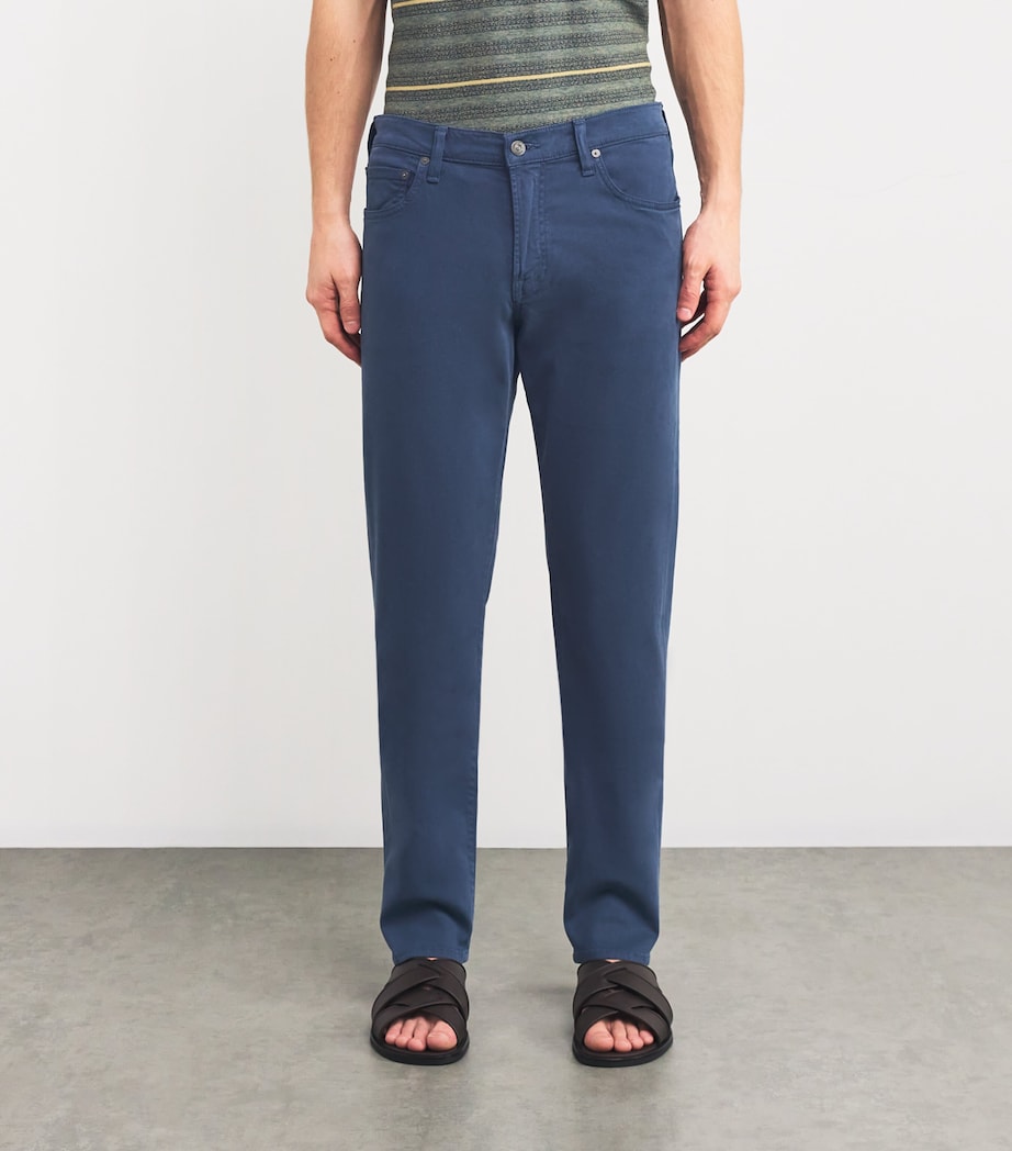 Citizens of Humanity Mens London Tapered Slim Trousers Lwlbl Dp Blue Image 3