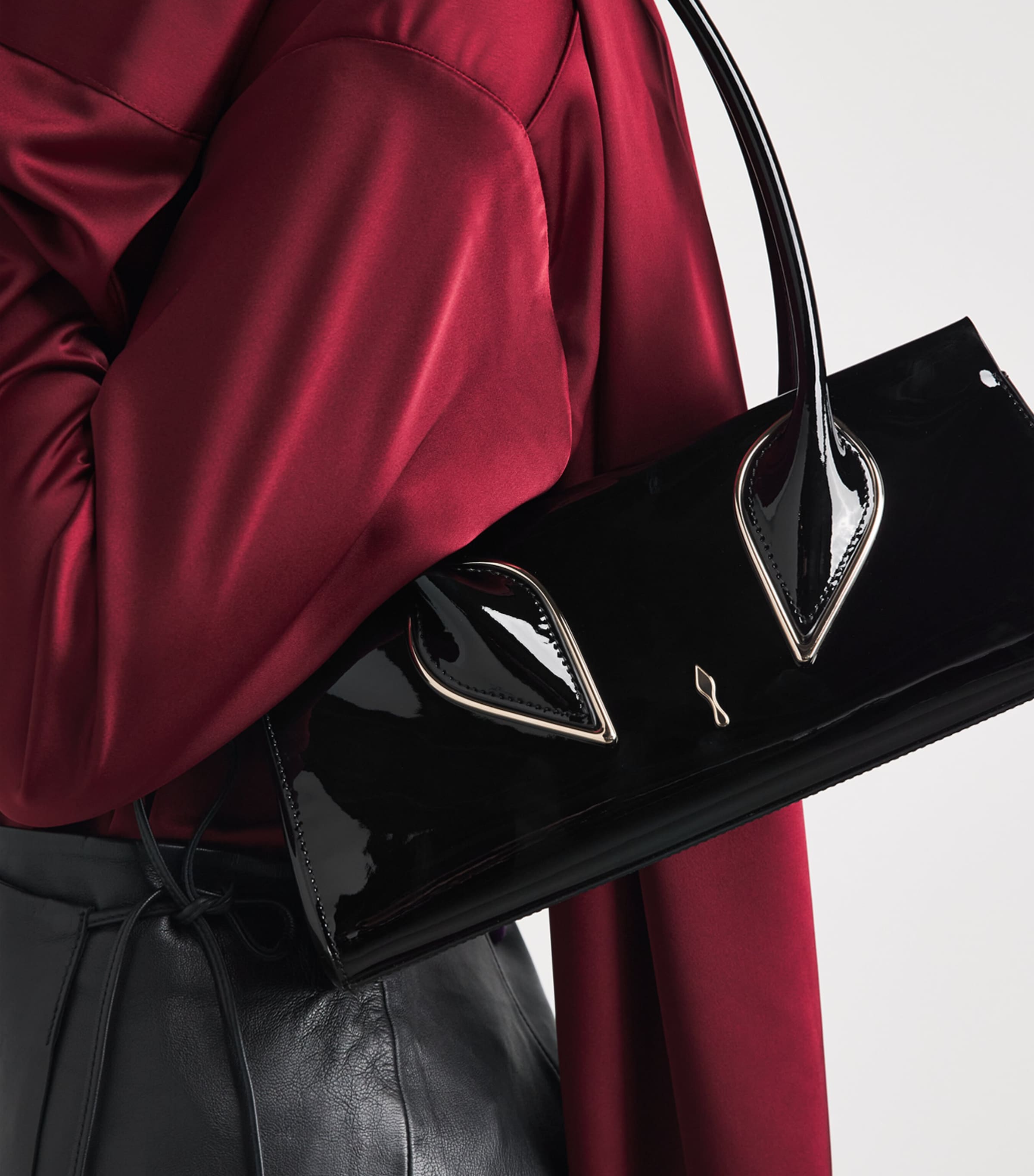 Christian Louboutin Venus Baguette Soft Patent Shoulder Bag Image 2