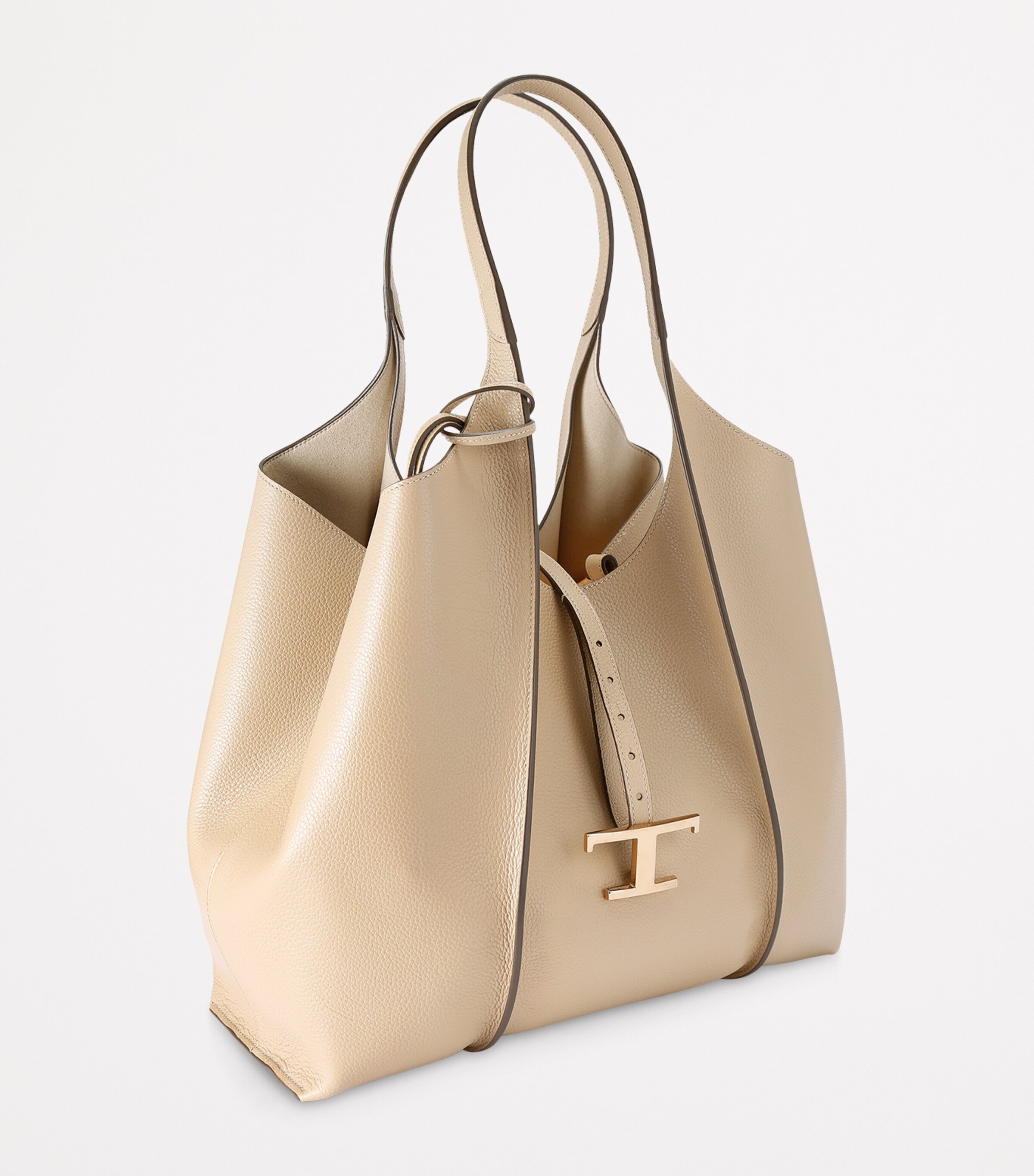 Tod's Leather Tote Bag White Image 4