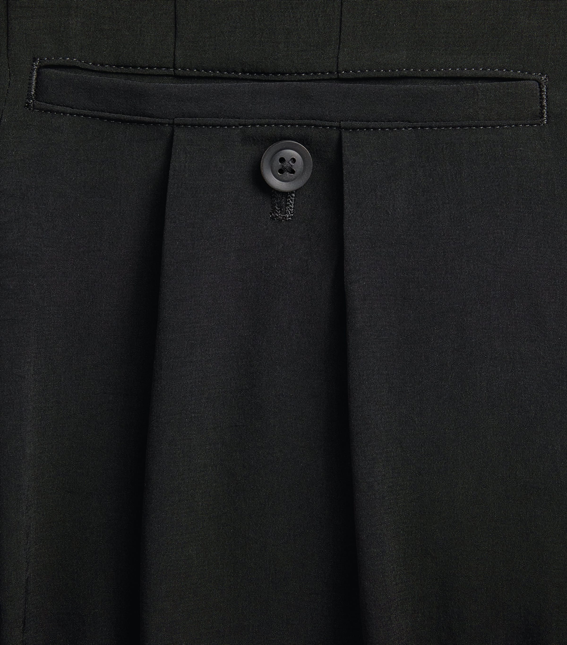 Yohji Yamamoto Mens Draped Balloon Trousers Black Image 6