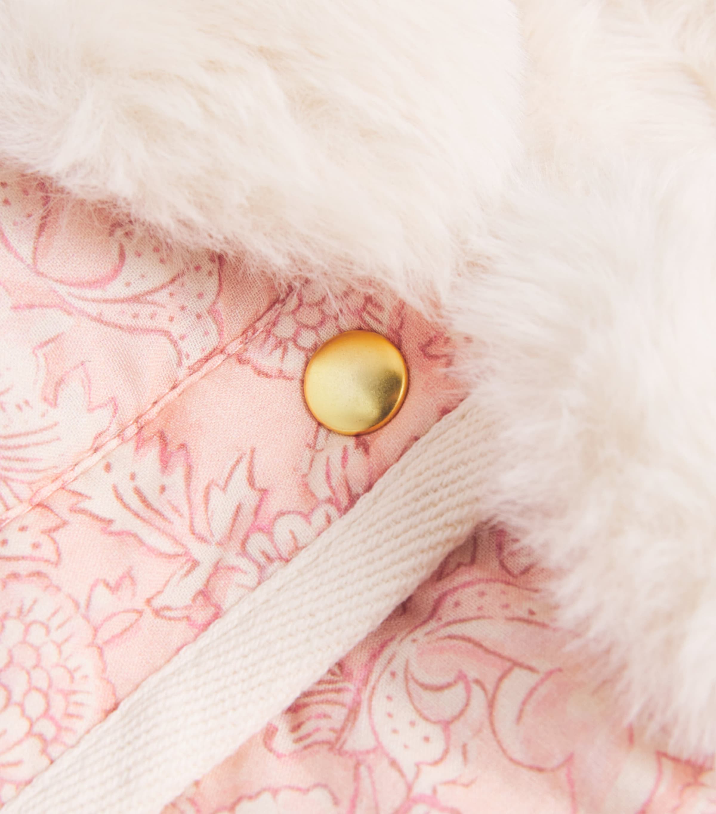 Louise Misha Pink Cotton Reversible Jasmina Coat (6-24