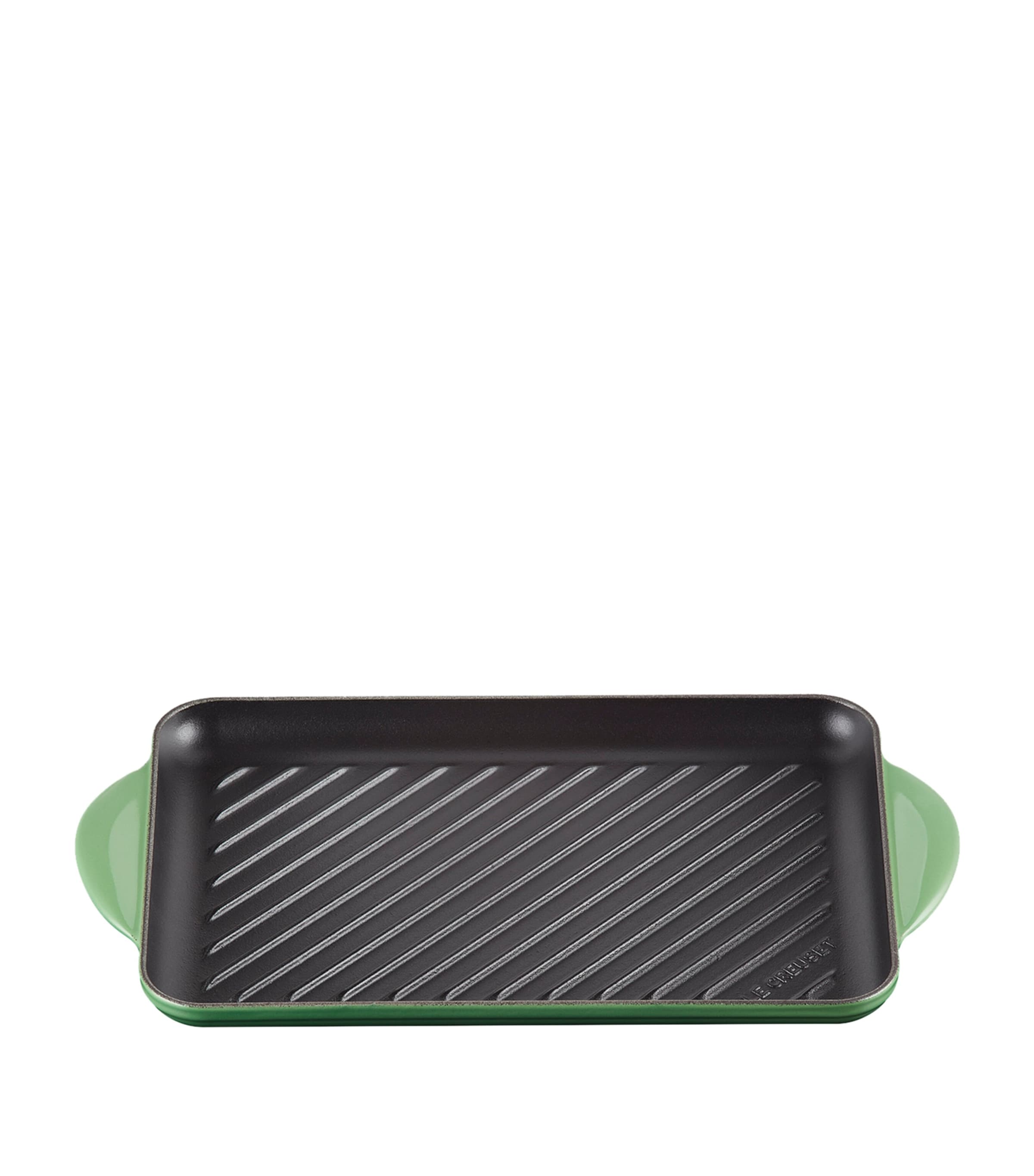 Le Creuset Cast Iron Rectangular Grill In Green