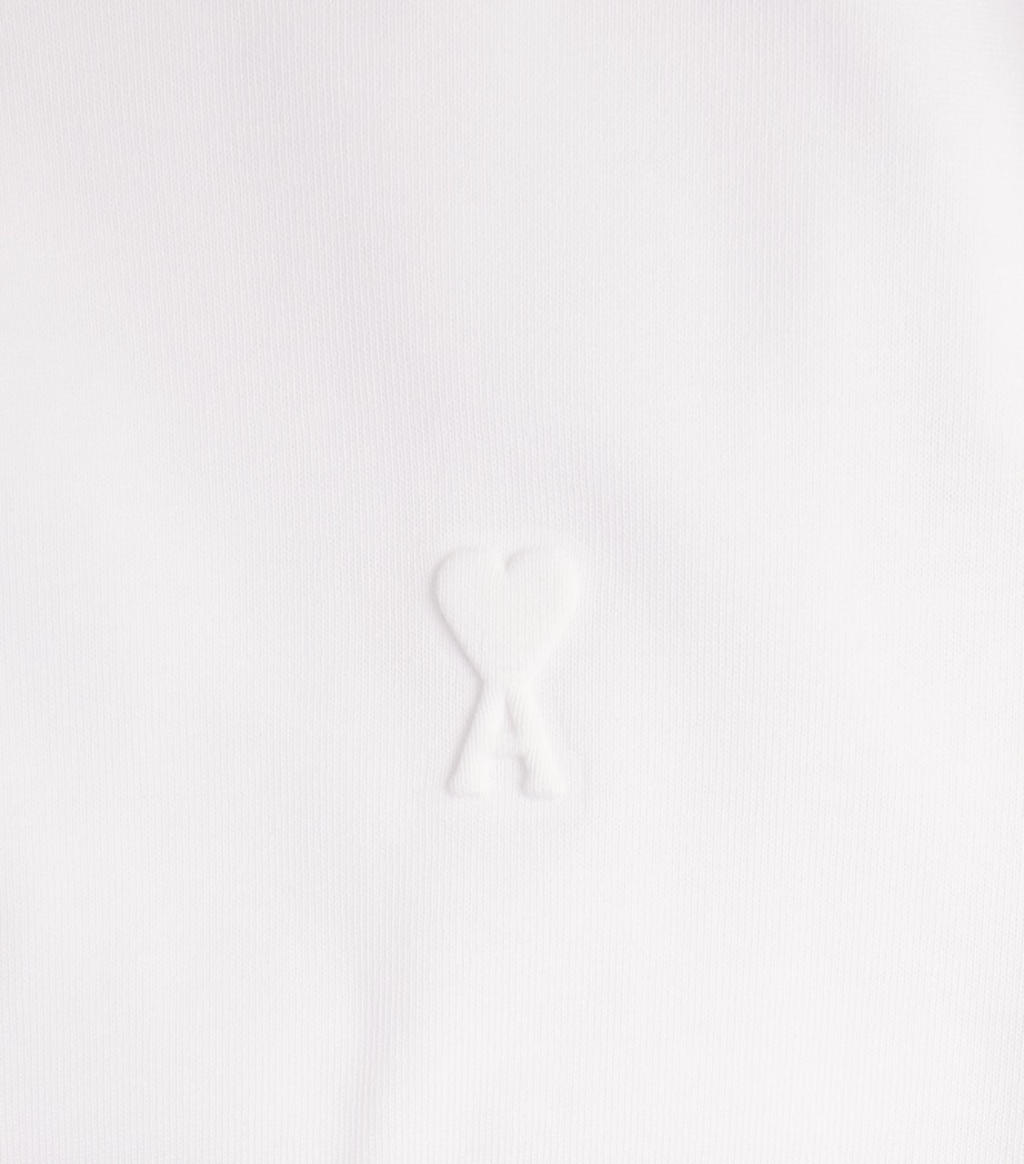 Cotton Embroidered Logo T-Shirt 100 - BLANC Image 5